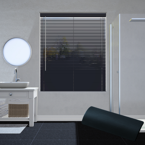 Aluminium jaloezie 25mm - Antraciet