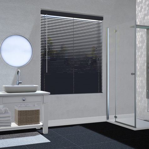 Aluminium jaloezie 25mm - Antraciet