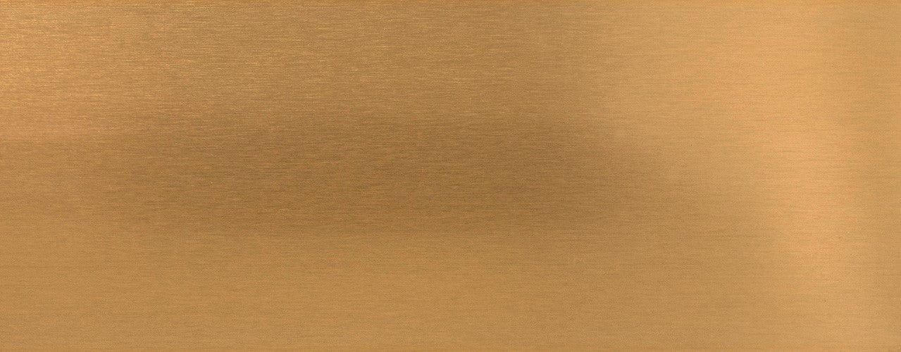 Aluminium jaloezie 25mm - Geborsteld goud