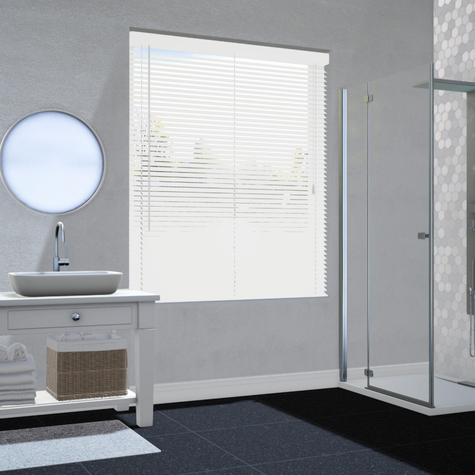 Aluminium jaloezie 25mm - Glans wit