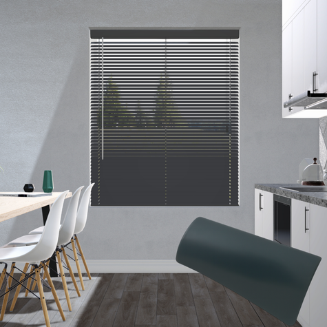 Aluminium jaloezie 25mm - Grijs