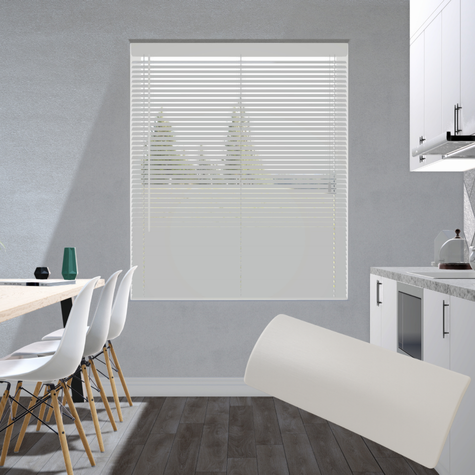 Aluminium jaloezie 25mm - Lichtgrijs