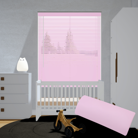 Aluminium jaloezie 25mm - Lichtroze