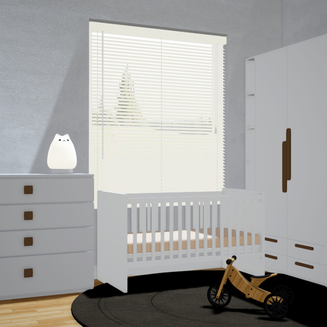 Aluminium jaloezie 25mm - Roomwit