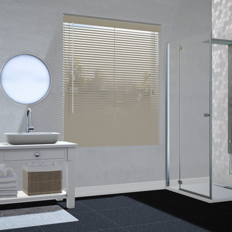 Aluminium jaloezie 25mm - Taupe grijs