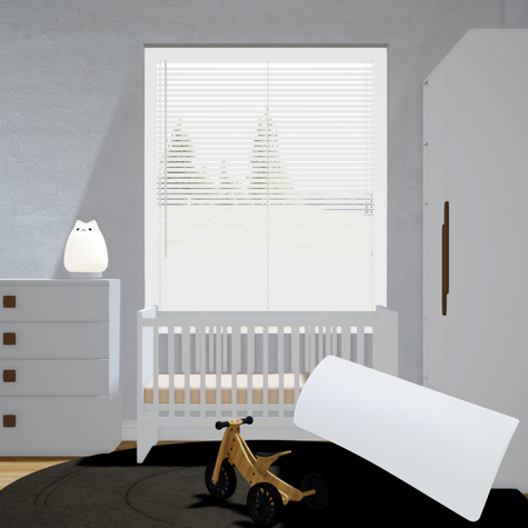 Aluminium jaloezie 25mm - Wit
