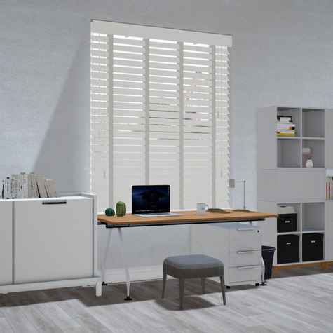 Bamboe jaloezie - Grijs