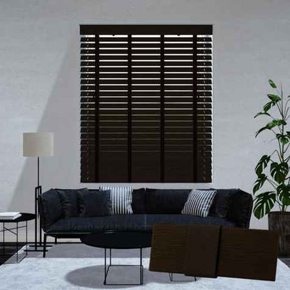 Bamboe jaloezie - Antraciet bruin