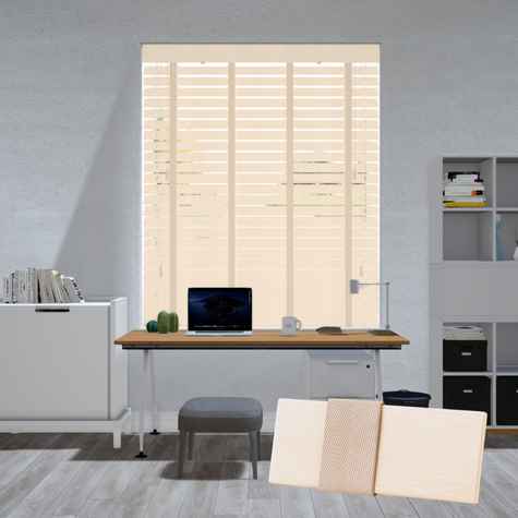 Bamboe jaloezie - Bruin