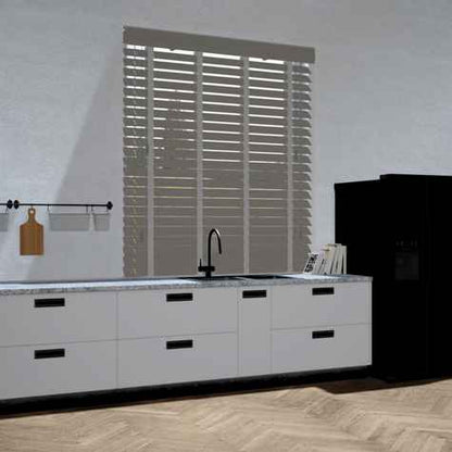 Bamboe jaloezie - Donkergrijs