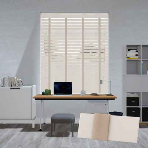 Bamboe jaloezie - Taupe