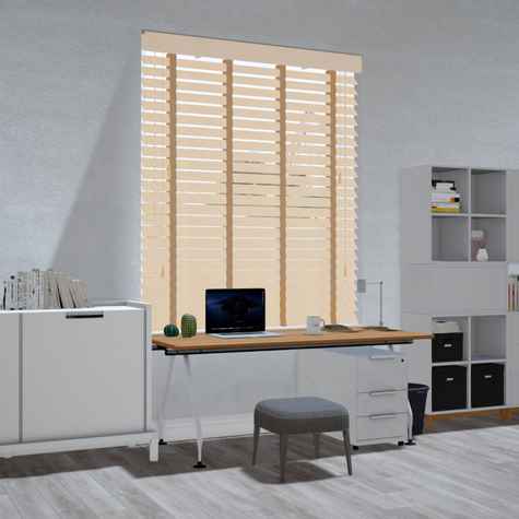 Bamboe jaloezie - Natuurlijk