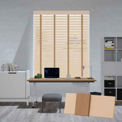Bamboe jaloezie - Natuurlijk