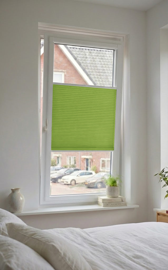 Easy Click Plisségordijn verduisterend - Dense groen