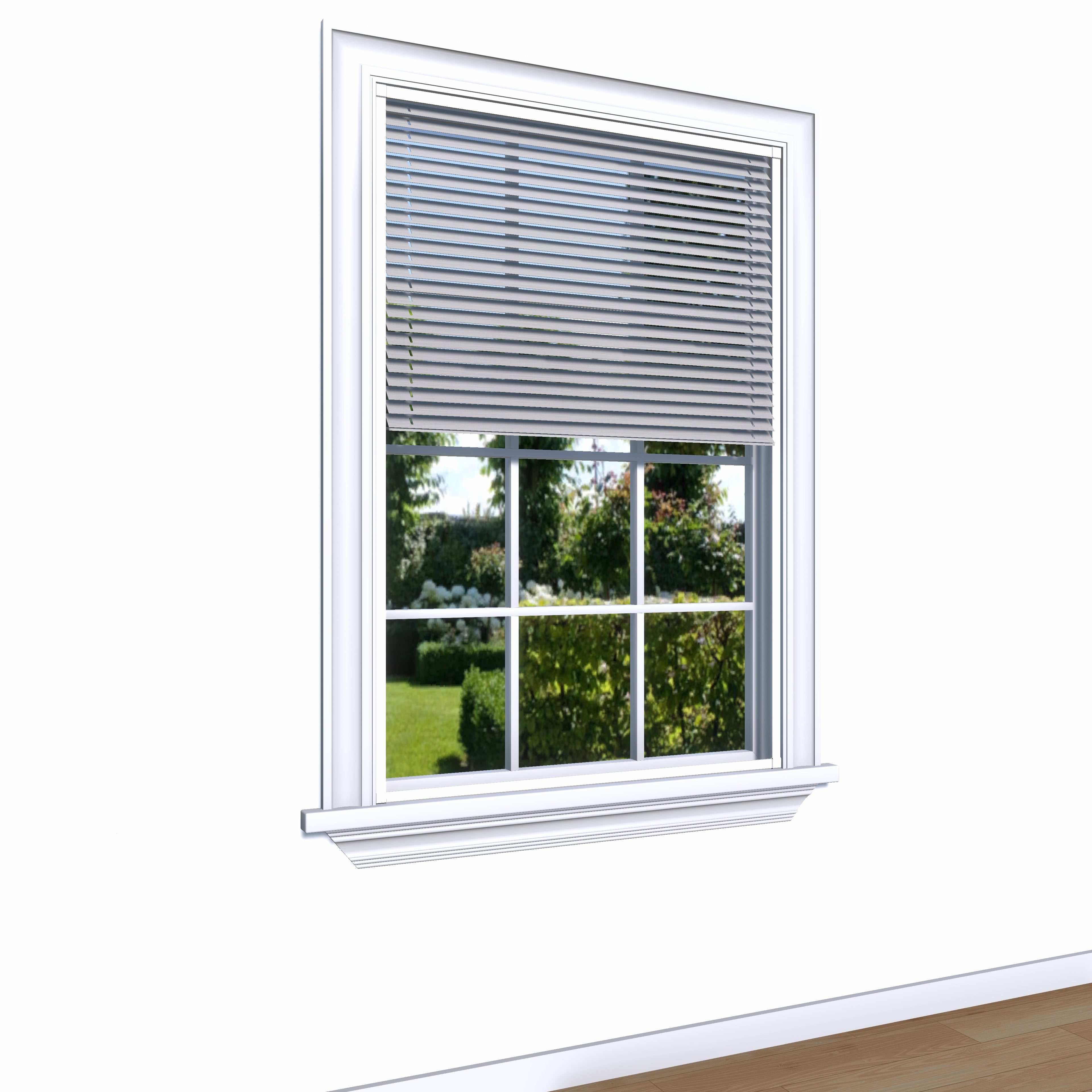 Easy Click Aluminium jaloezie - Geborsteld wit