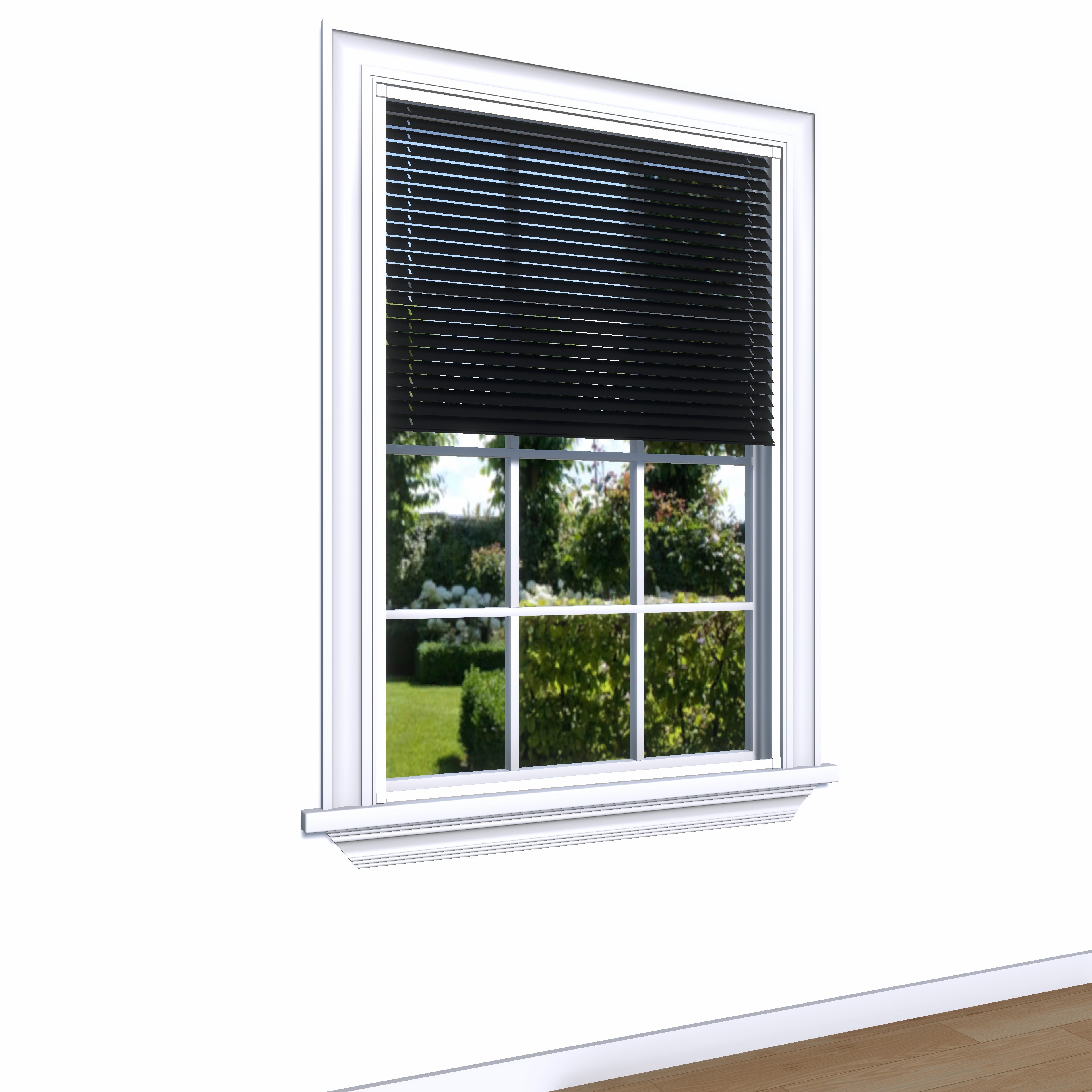 Easy Click Aluminium jaloezie - Glans zwart