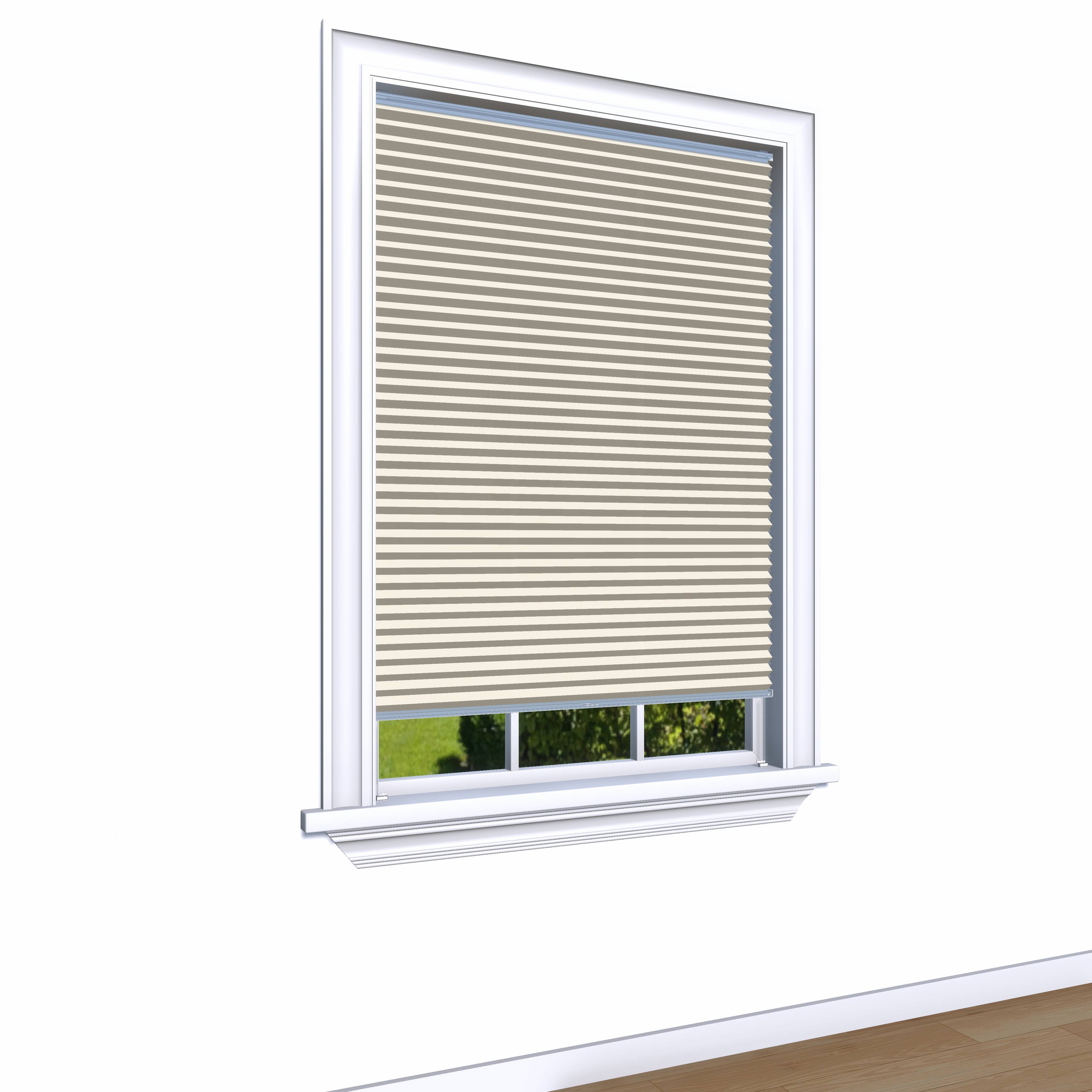 Easy Click Honingraat Plisségordijn lichtdoorlatend - Double beige