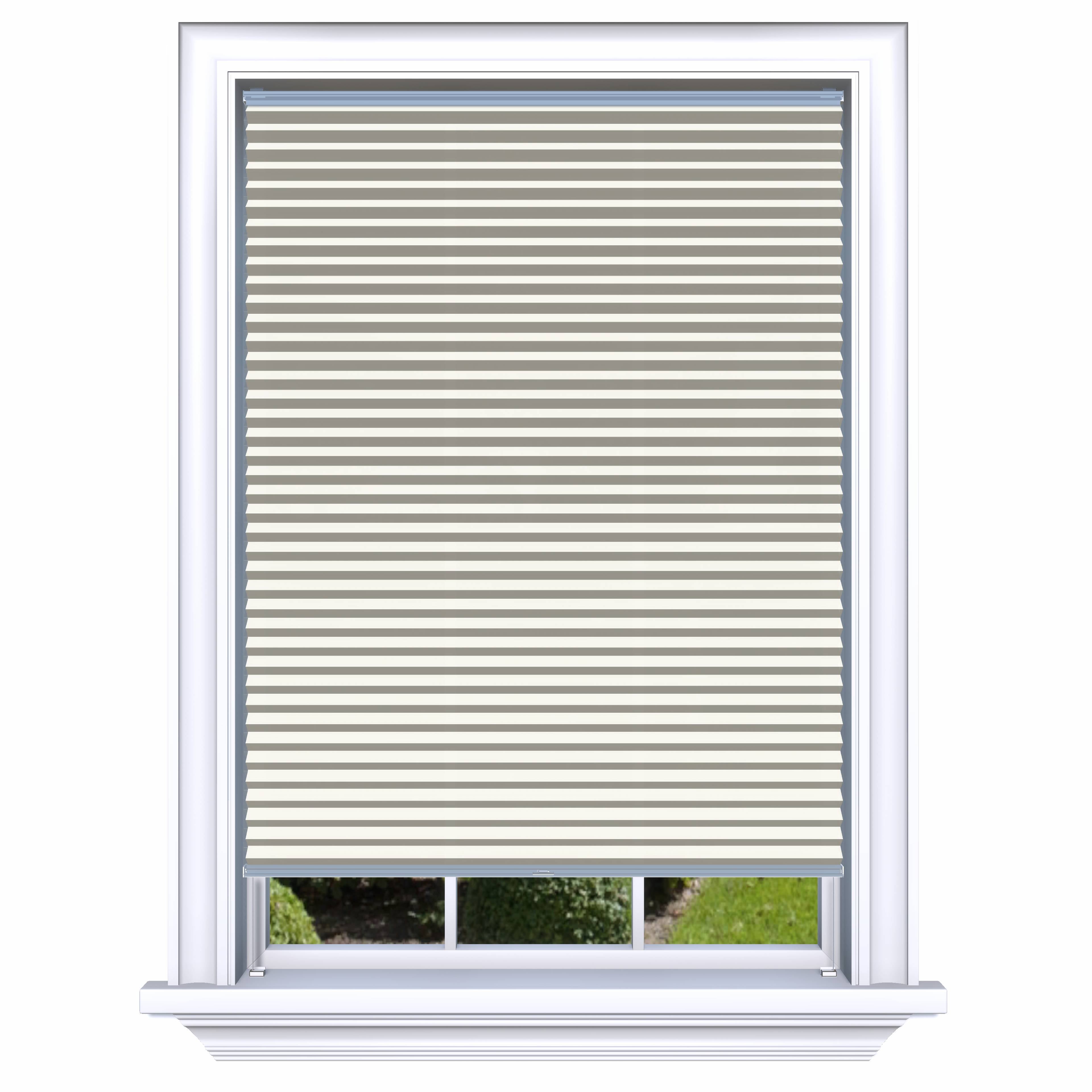 Easy Click Honingraat Plisségordijn lichtdoorlatend - Double crème