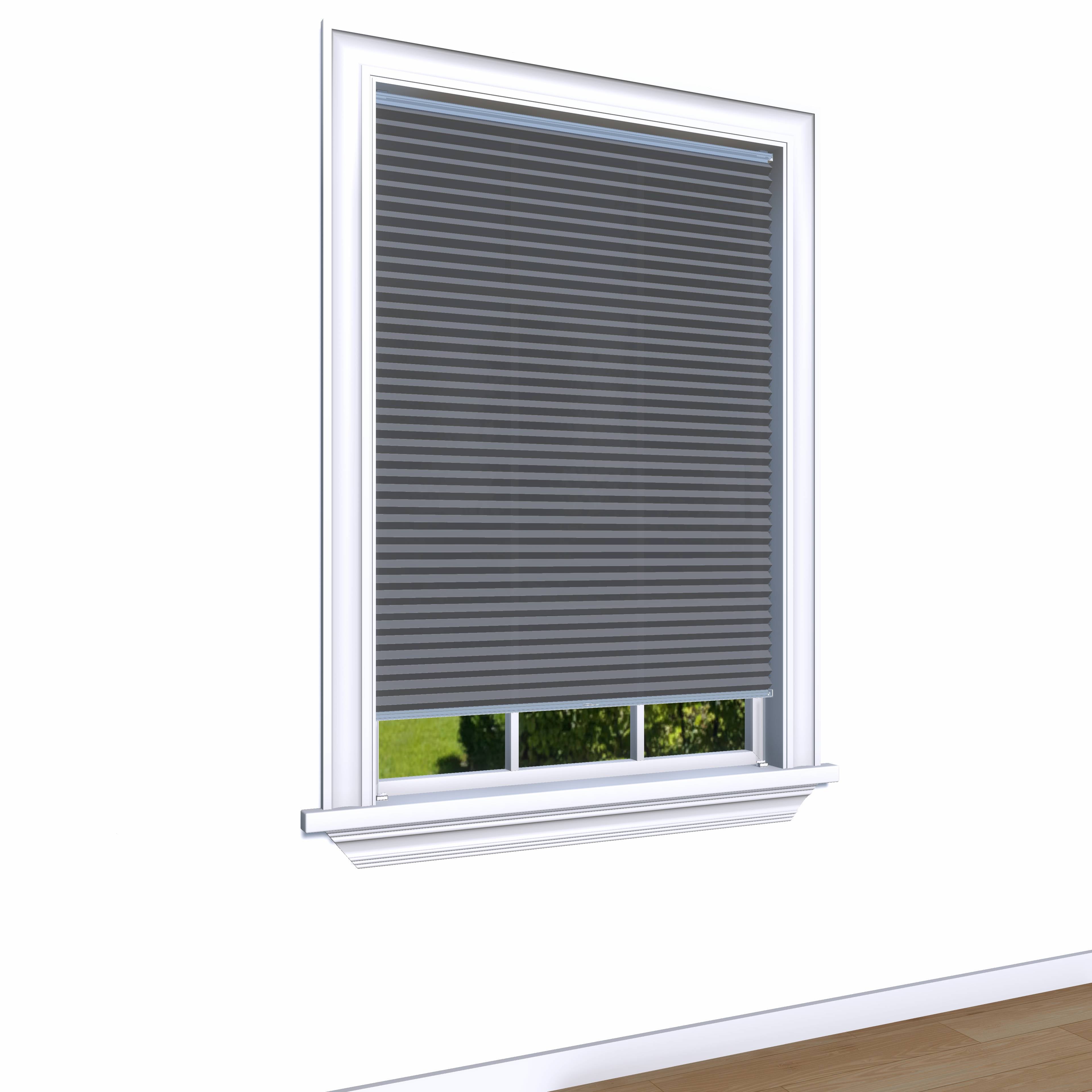 Easy Click Honingraat Plisségordijn lichtdoorlatend - Double grijs