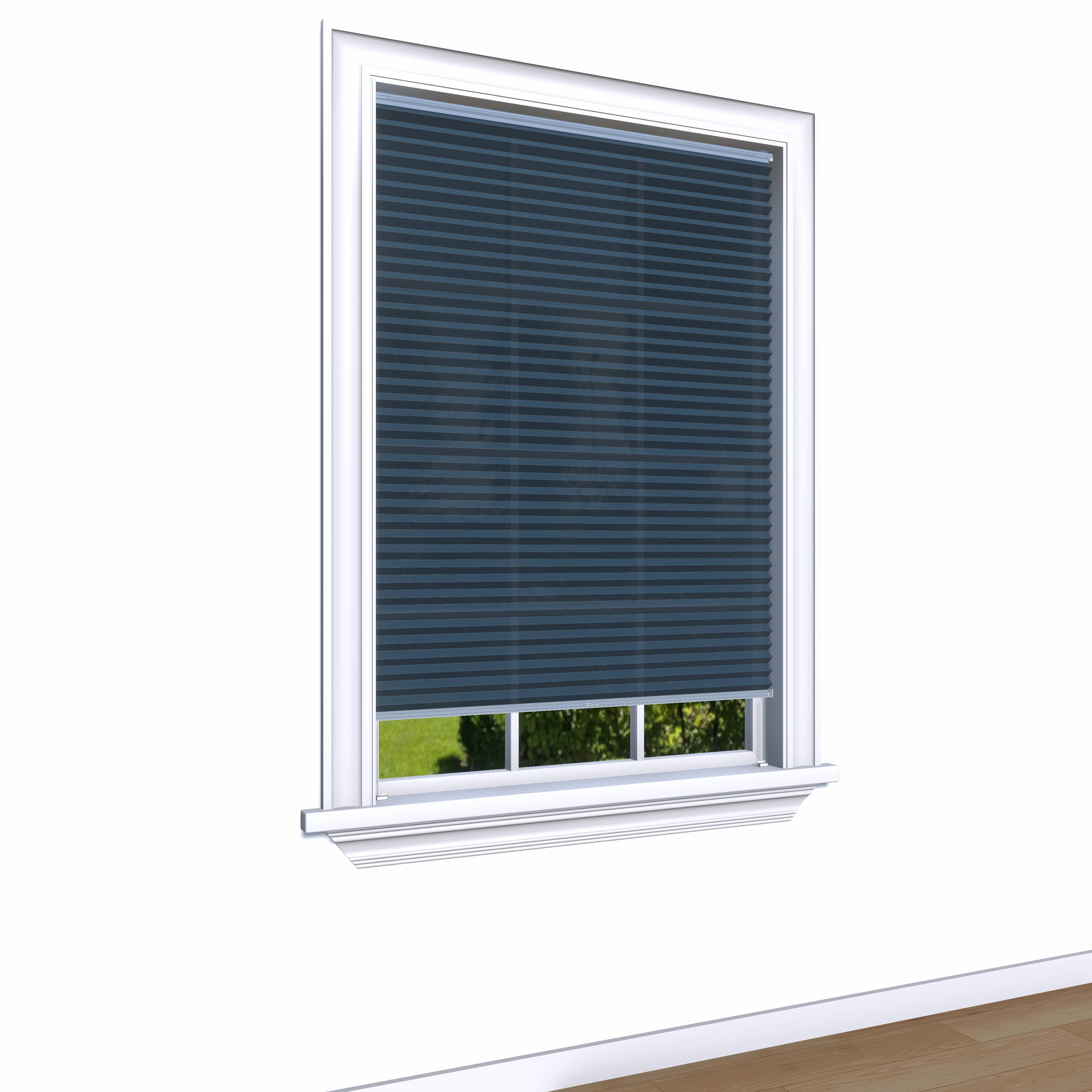 Easy Click Honingraat Plisségordijn lichtdoorlatend - Luxury blauw