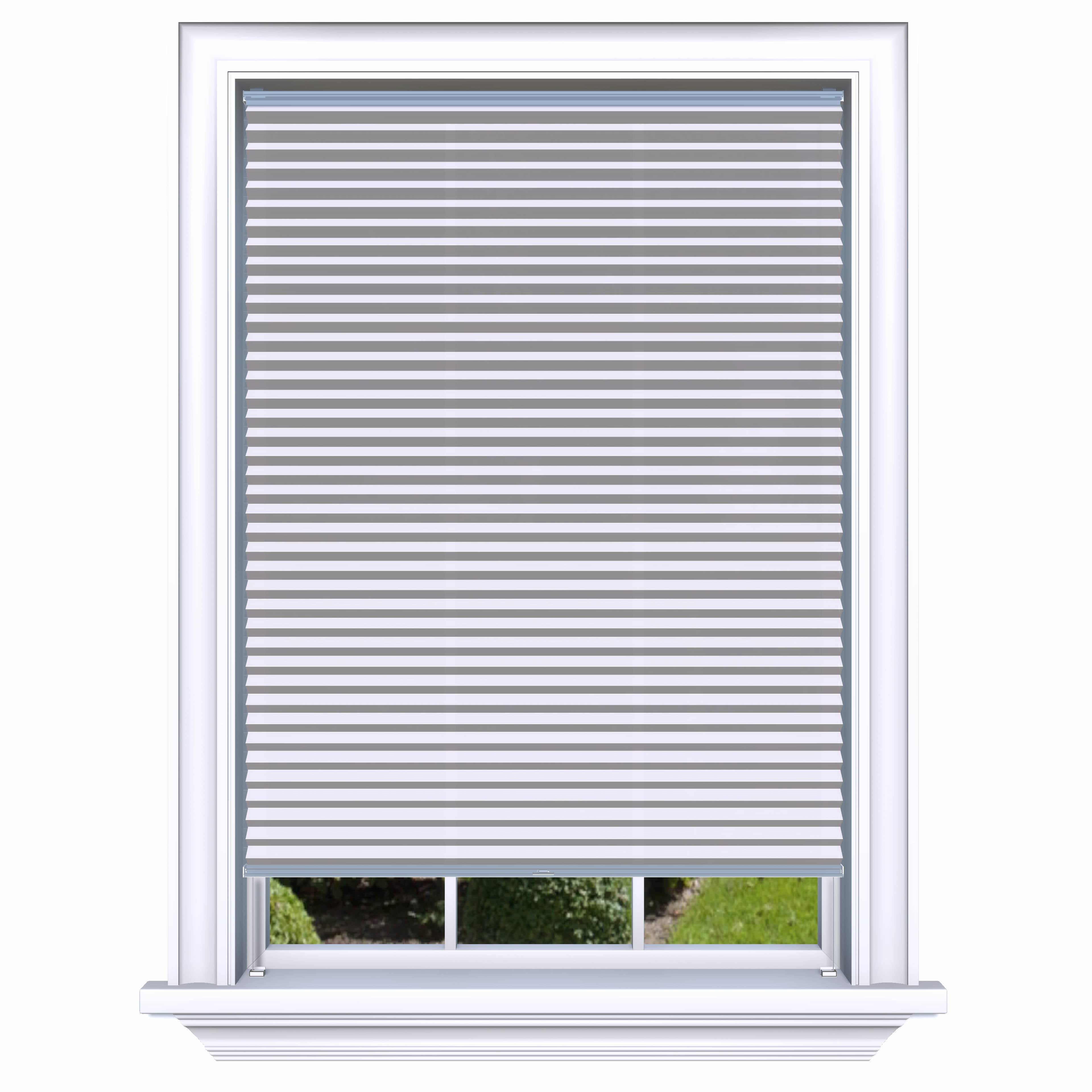 Easy Click Honingraat Plisségordijn lichtdoorlatend - Luxury wit