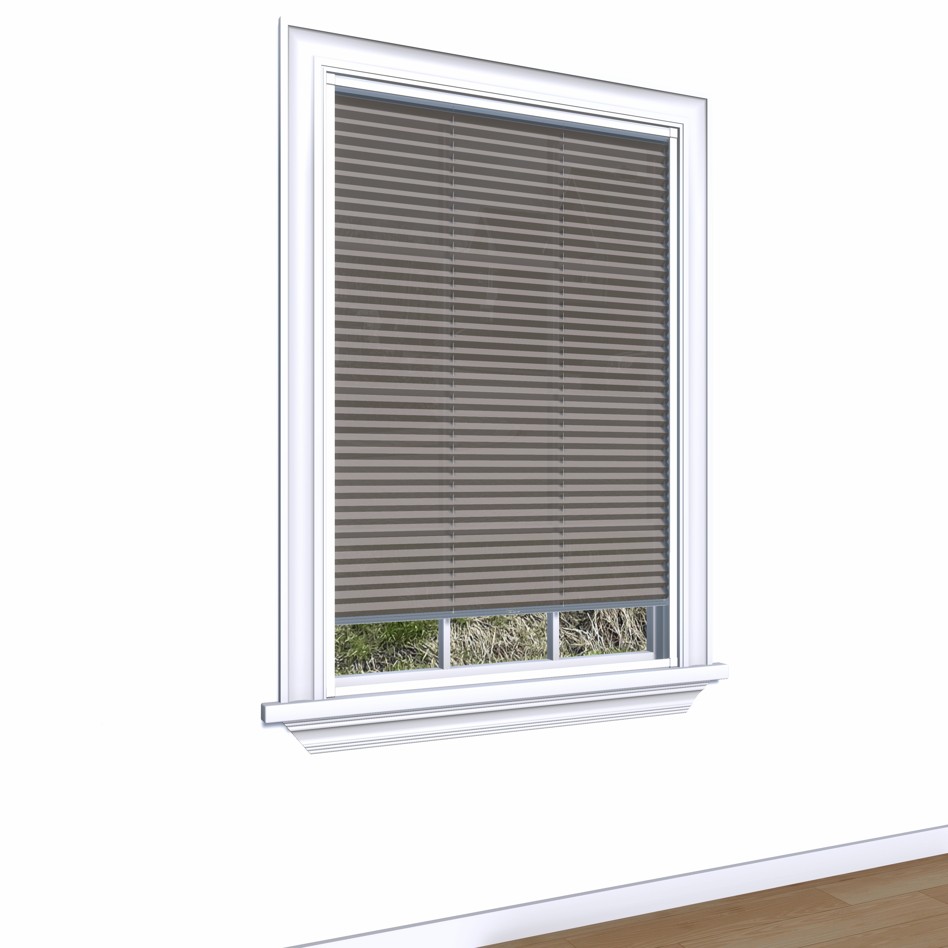 Easy Click Honingraat Plisségordijn lichtdoorlatend - Aqua bruin