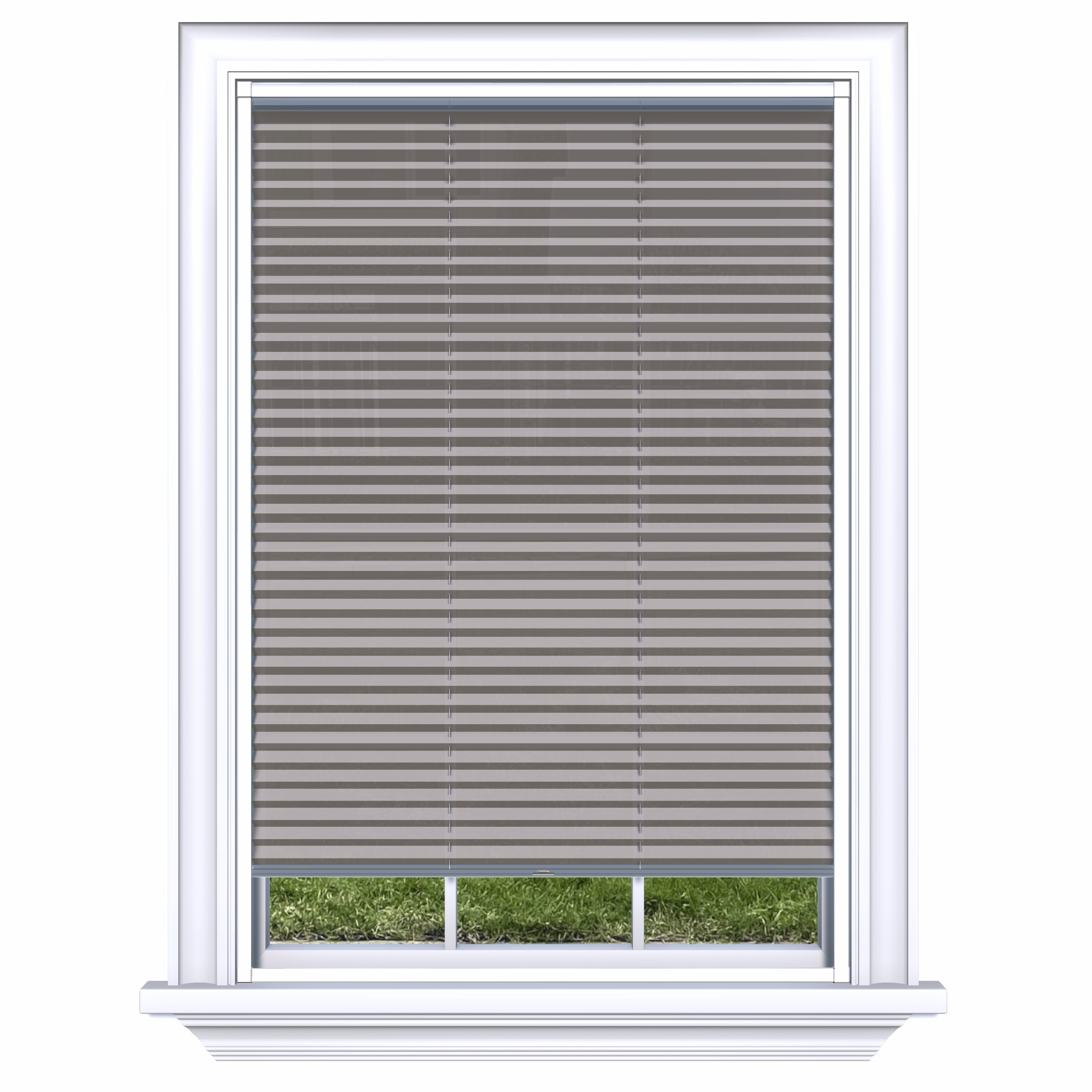 Easy Click honingraat plisségordijn lichtdoorlatend uit de Aqua-collectie in crème, vochtbestendig zonder boren stijlvol energiezuinig en perfect voor vochtige ruimtes.