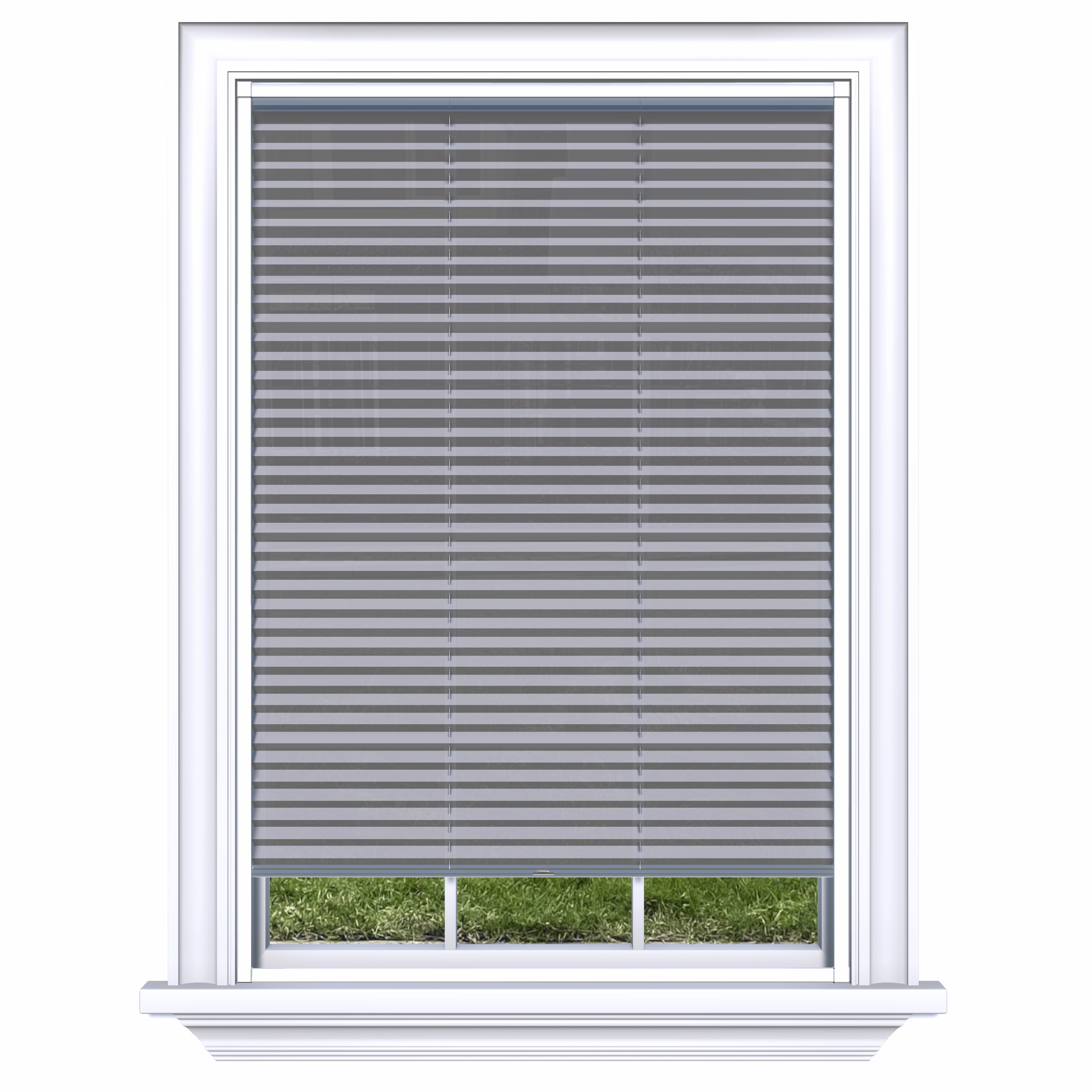 Easy Click Honingraat Plisségordijn verduisterend - Spark licht grijs