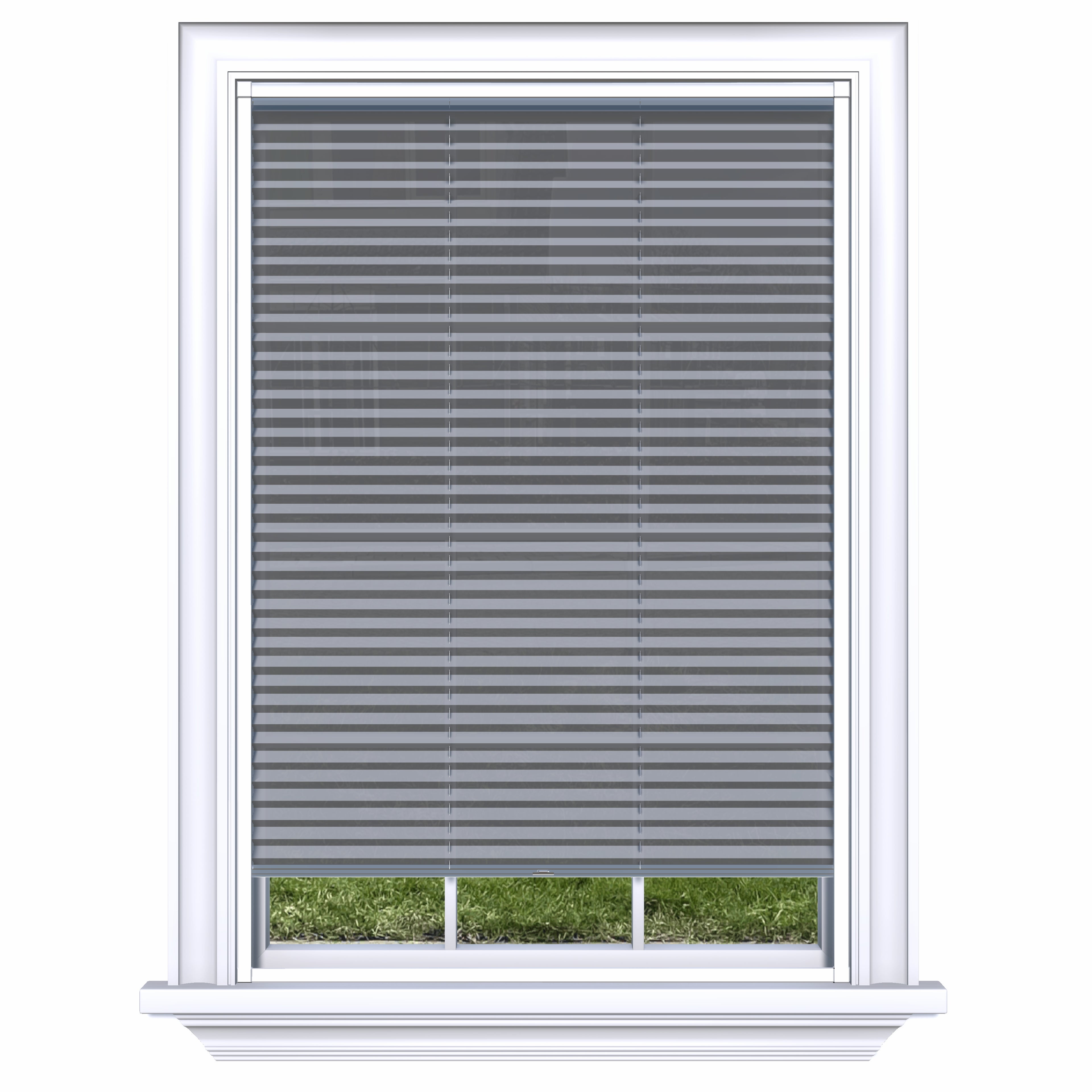 Easy Click Honingraat Plisségordijn lichtdoorlatend - Pure grijs