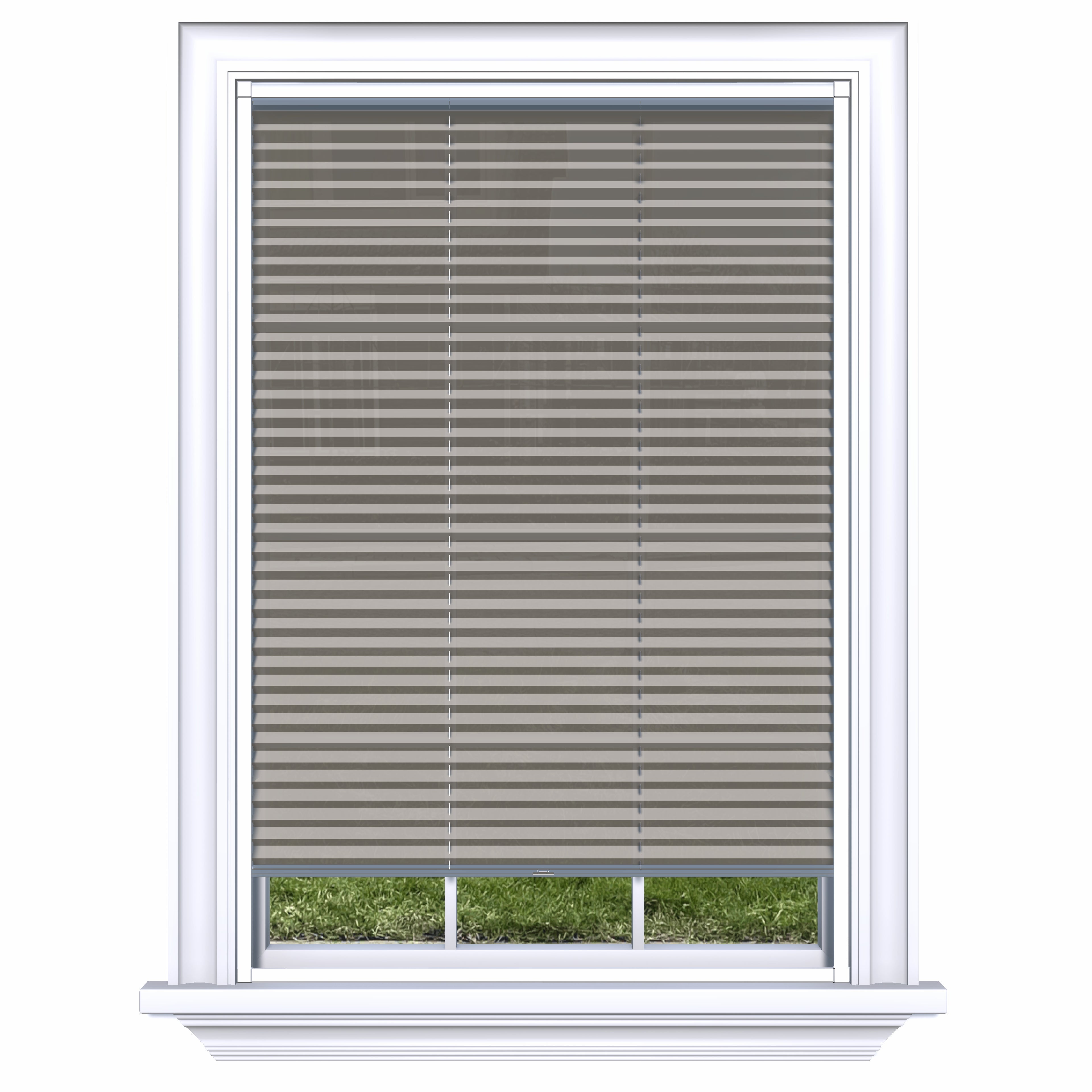 Easy Click Honingraat Plisségordijn lichtdoorlatend - Aqua lichtbruin