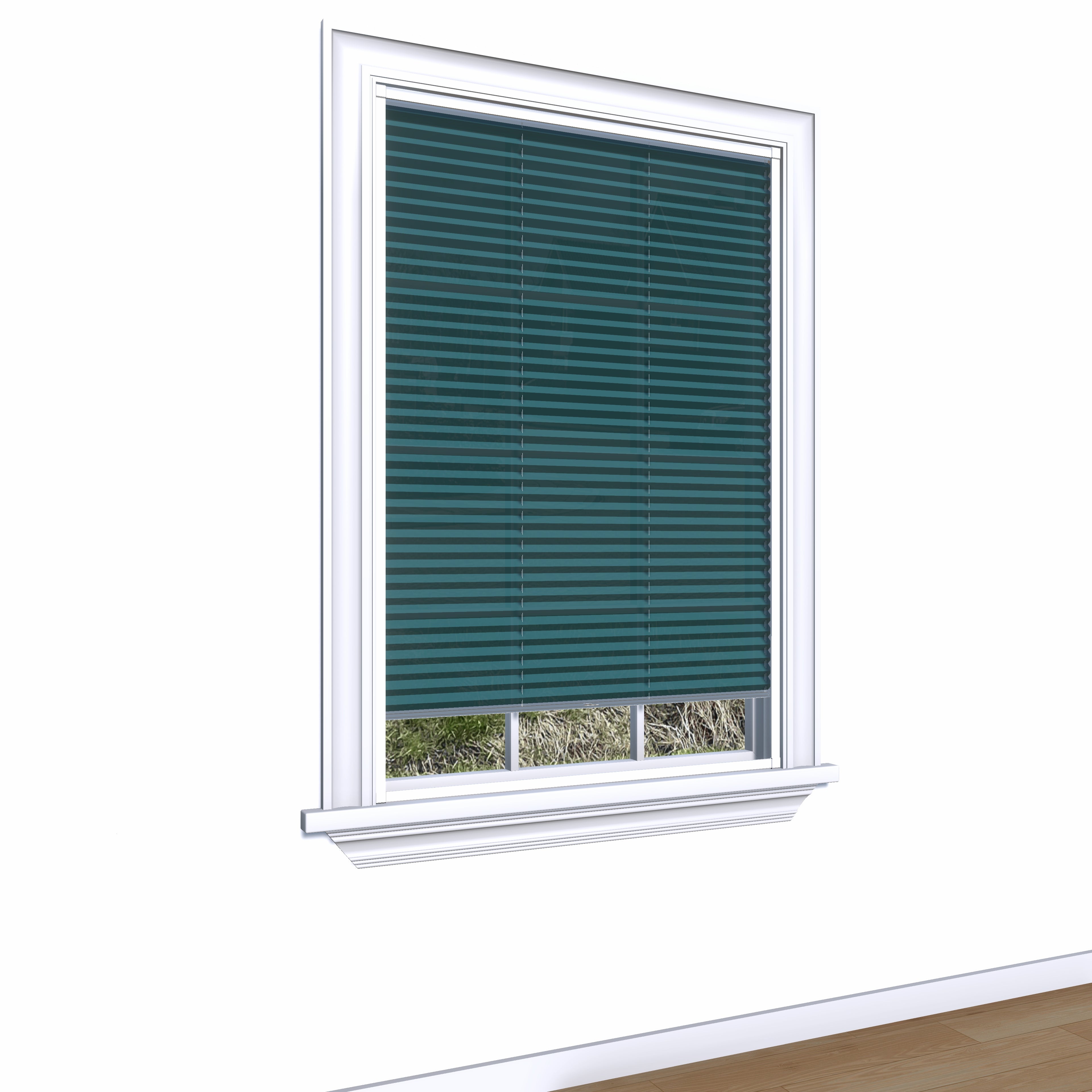 Easy Click Honingraat Plisségordijn lichtdoorlatend - Luxury teal