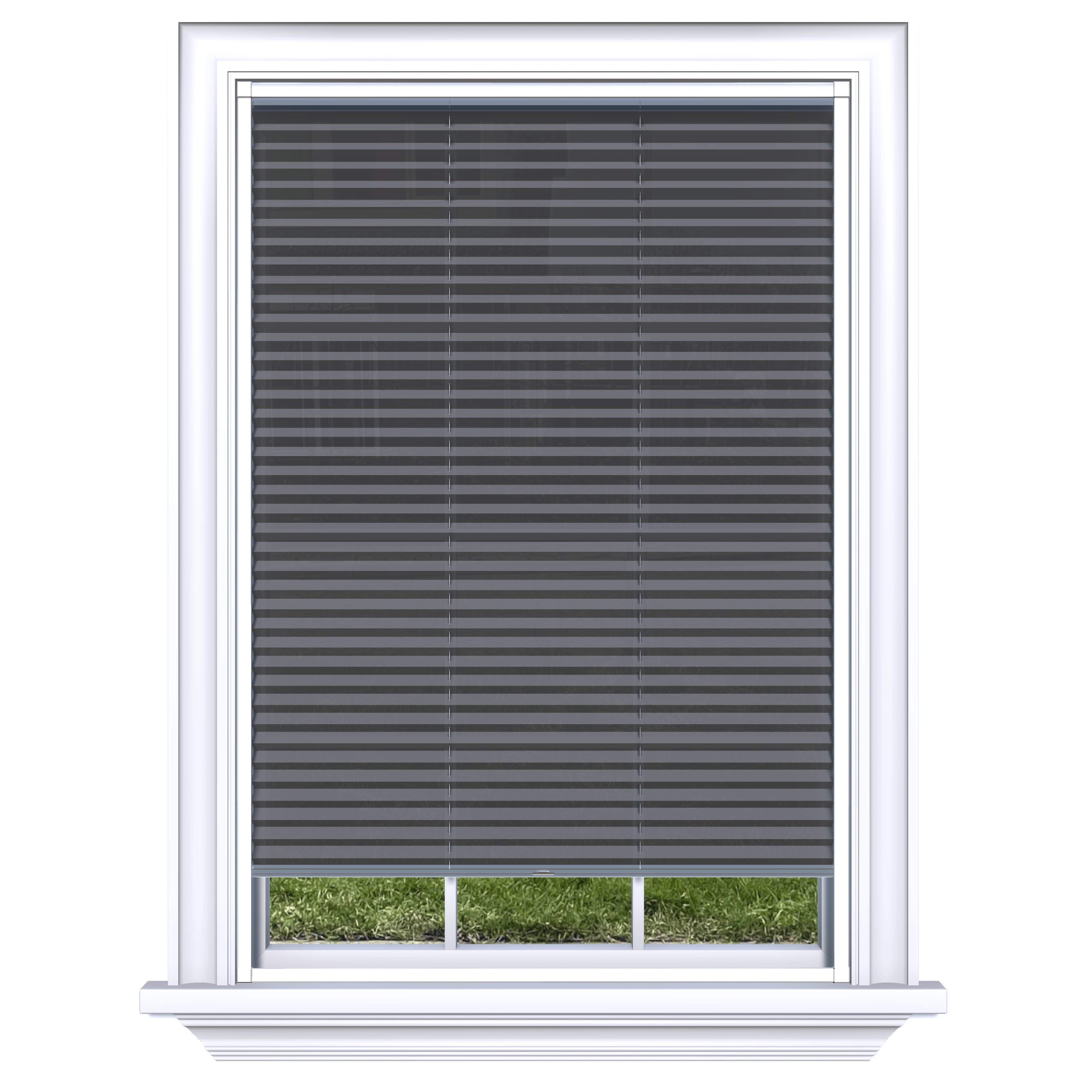 Easy Click Honingraat Plisségordijn lichtdoorlatend - Aqua lichtgrijs