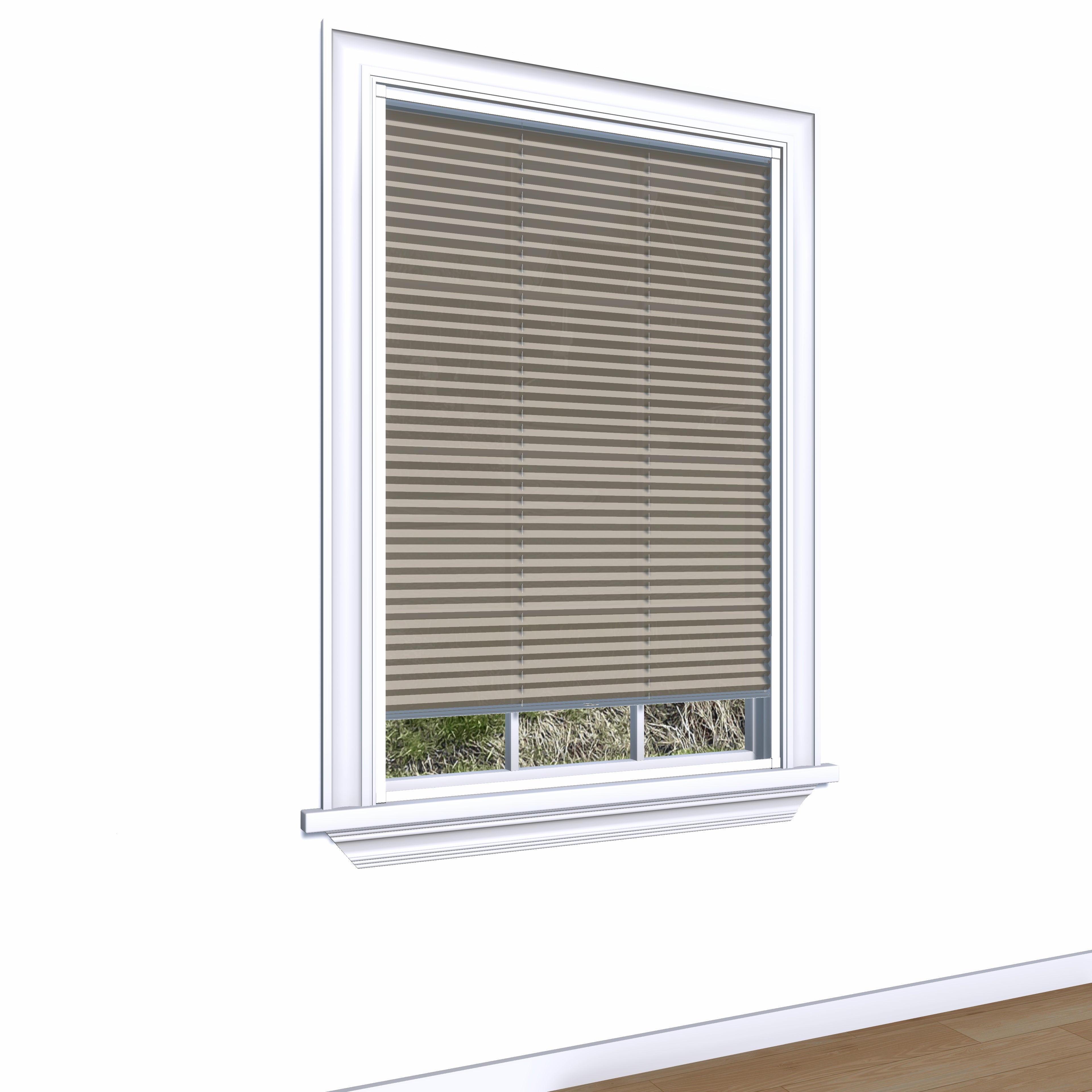 Easy Click Honingraat Plisségordijn lichtdoorlatend - Style taupe