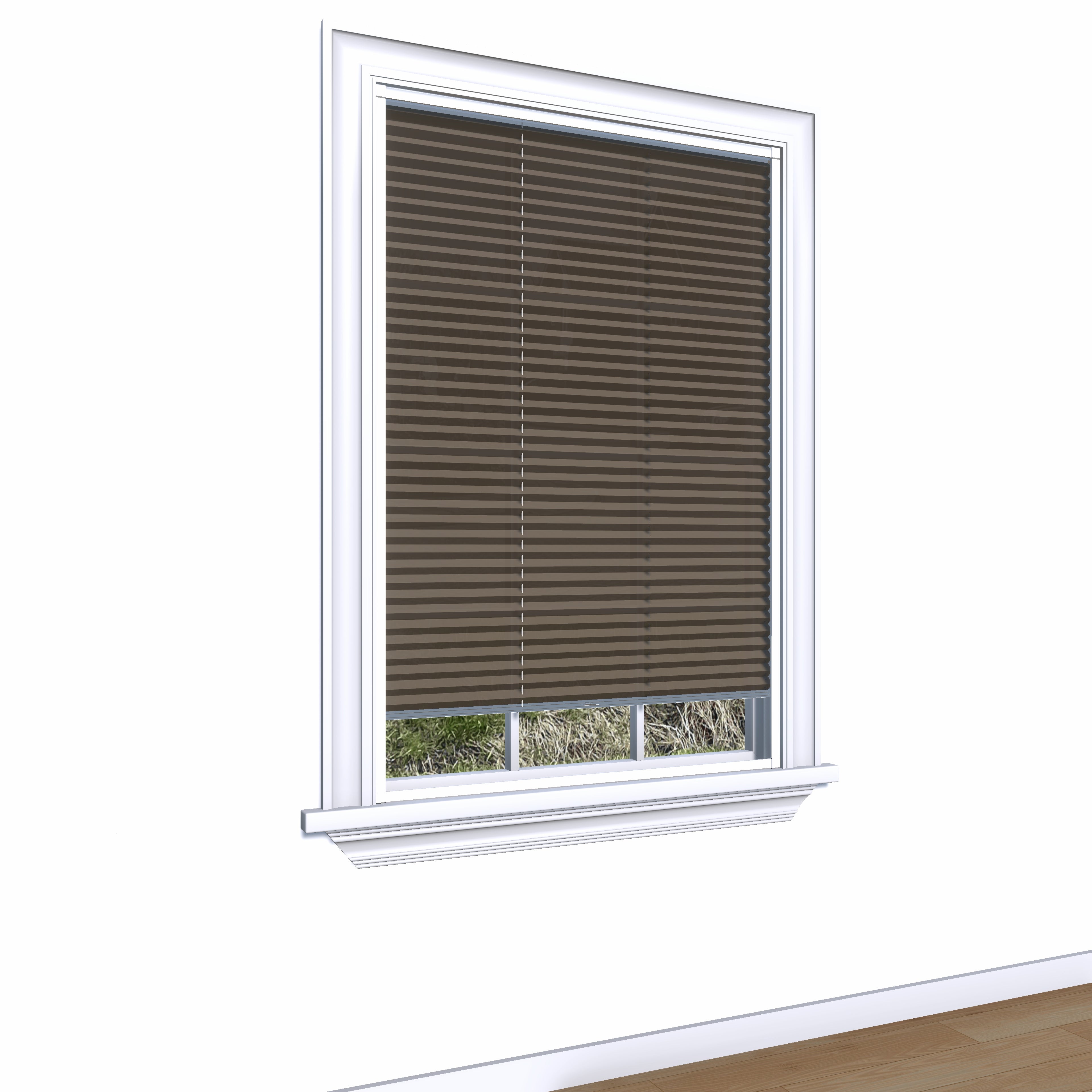 Easy Click Honingraat Plisségordijn verduisterend - Spark bruin