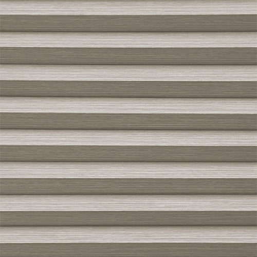 Easy Click honingraat plisségordijn verduisterend uit de Aqua-collectie in lichtbruin zonder boren waterbestendig stijlvol en eenvoudig te monteren.