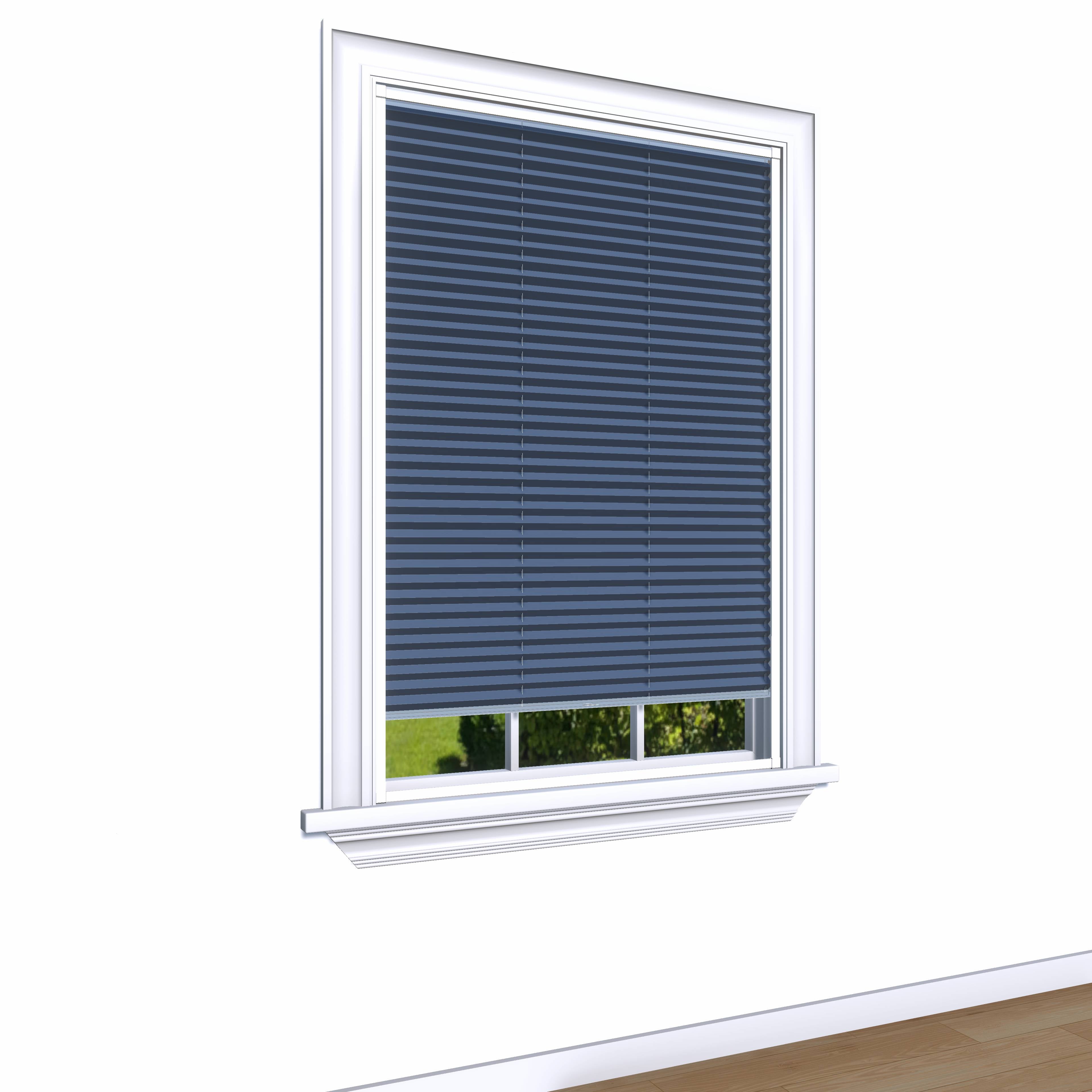 Easy Click Honingraat Plisségordijn verduisterend - Dense blauw