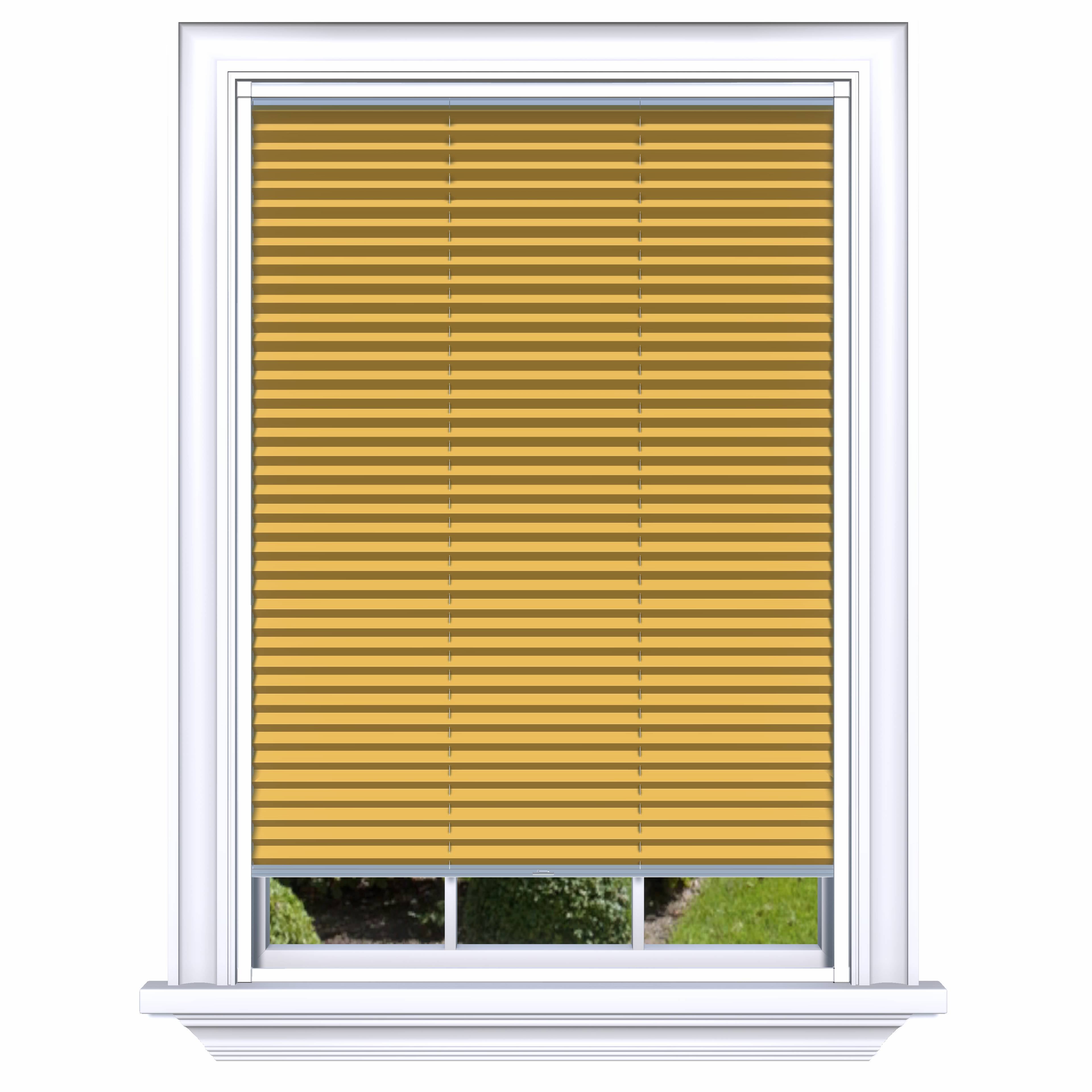 Easy Click Honingraat Plisségordijn verduisterend - Dense oranje