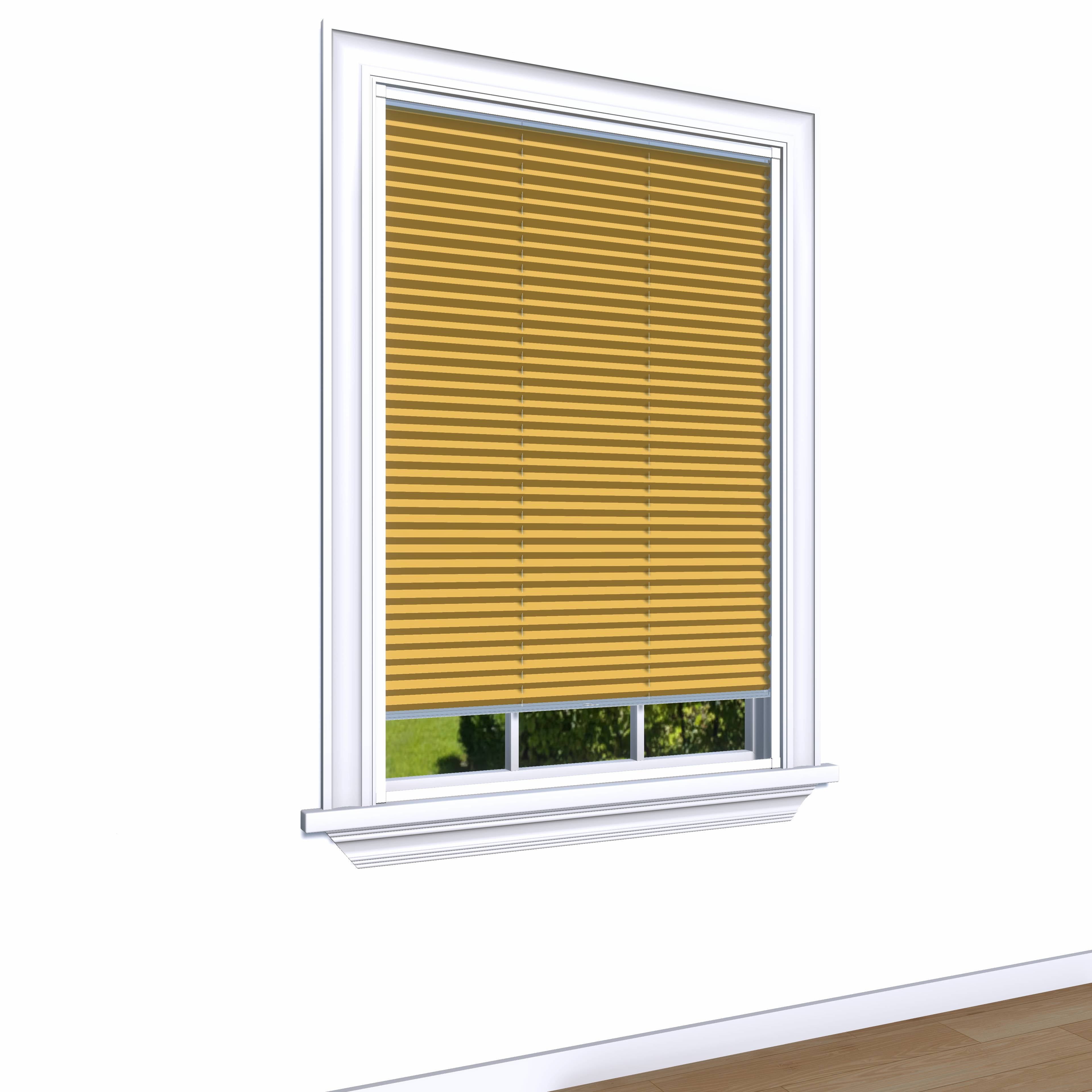 Easy Click Honingraat Plisségordijn verduisterend - Dense oranje