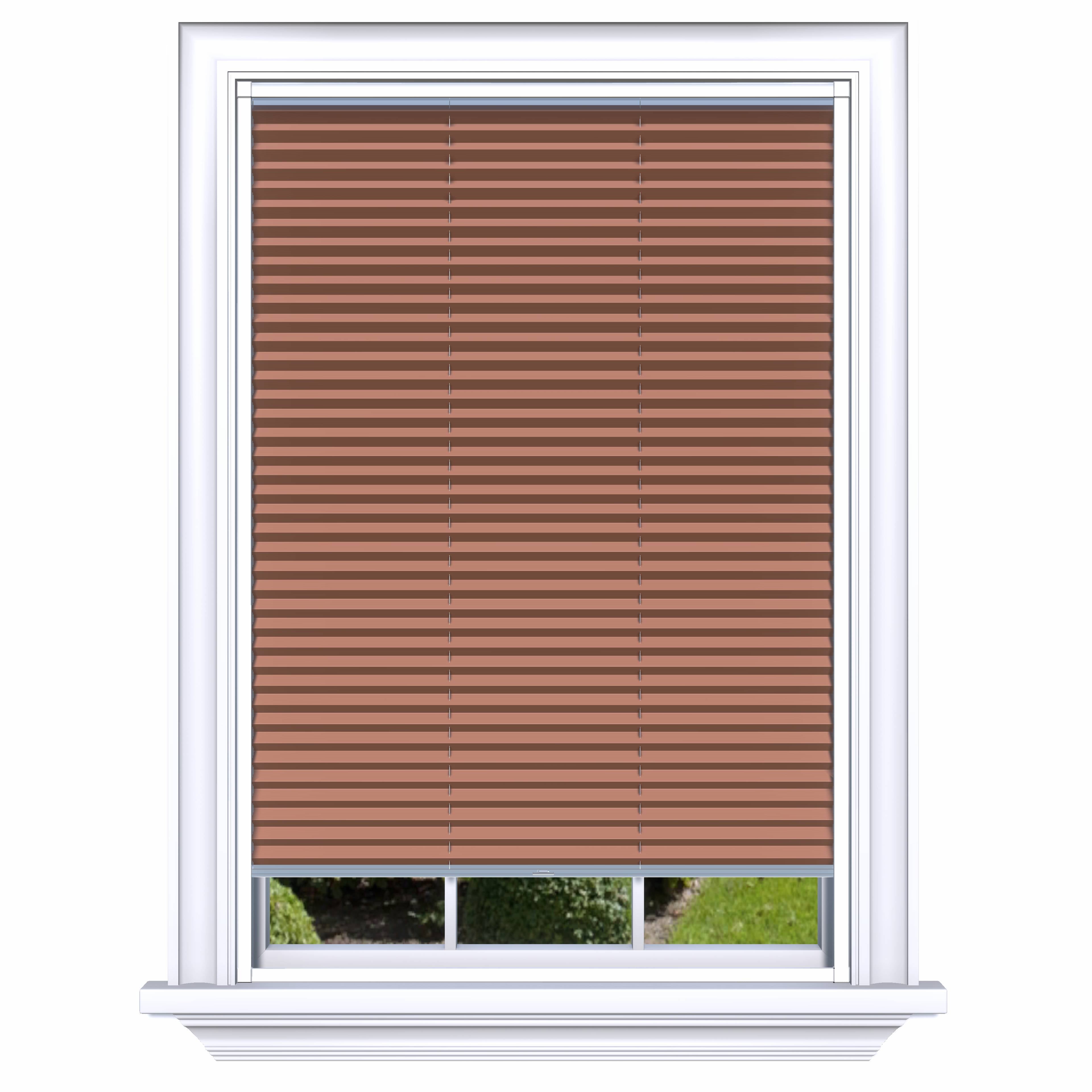 Easy Click Honingraat Plisségordijn verduisterend - Dense rood