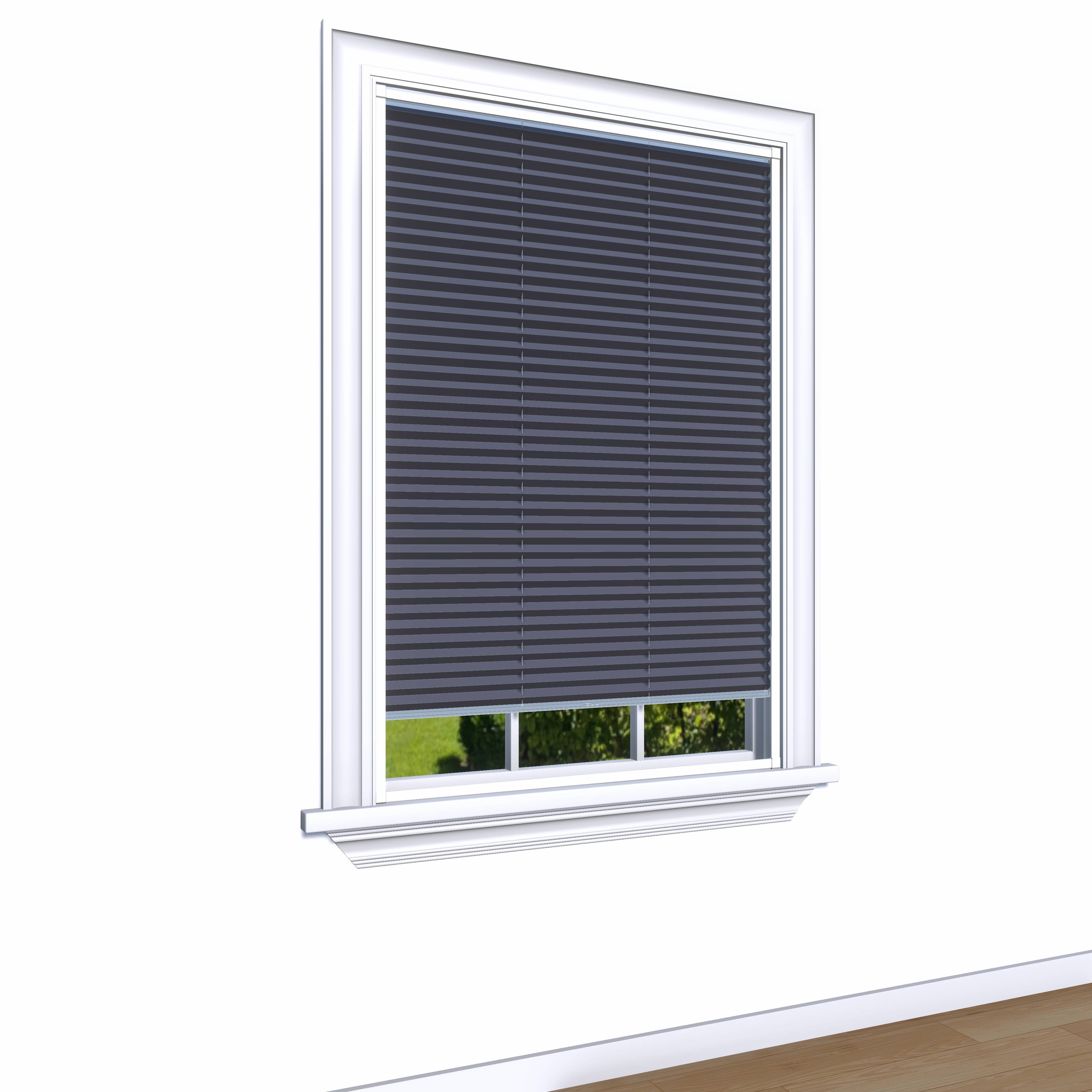 Easy Click Honingraat Plisségordijn verduisterend - Double antraciet