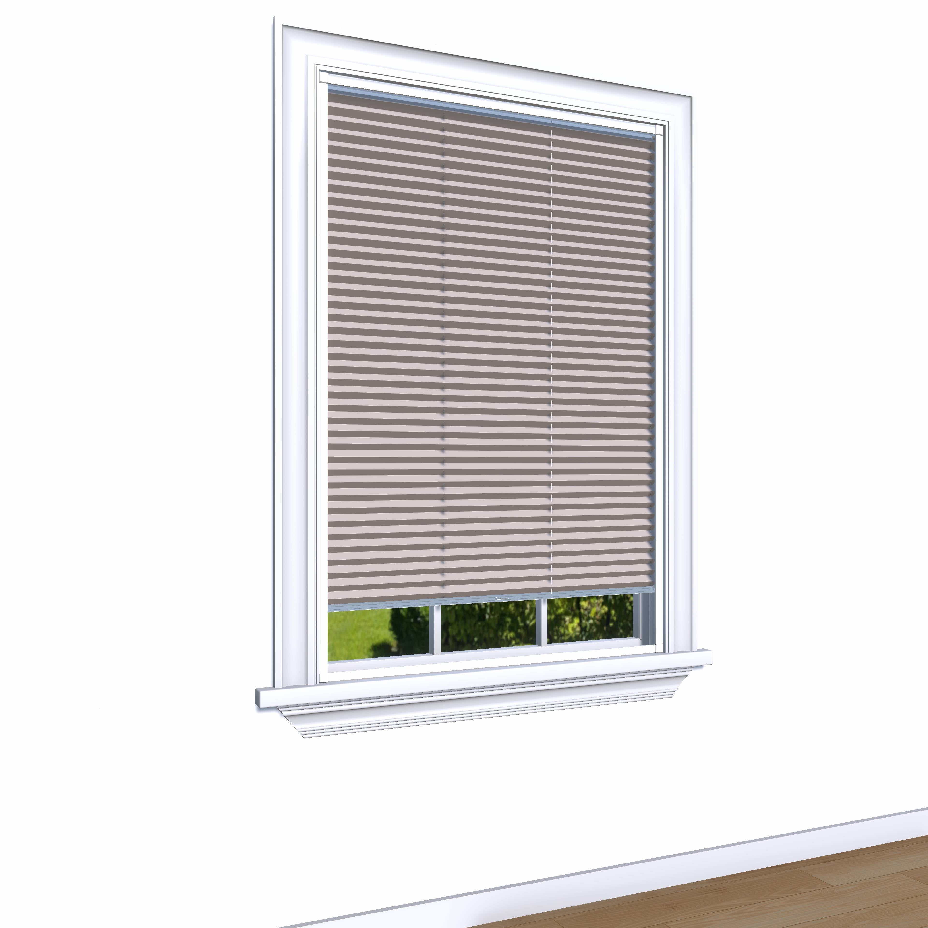 Easy Click Honingraat Plisségordijn verduisterend - Double taupe bruin