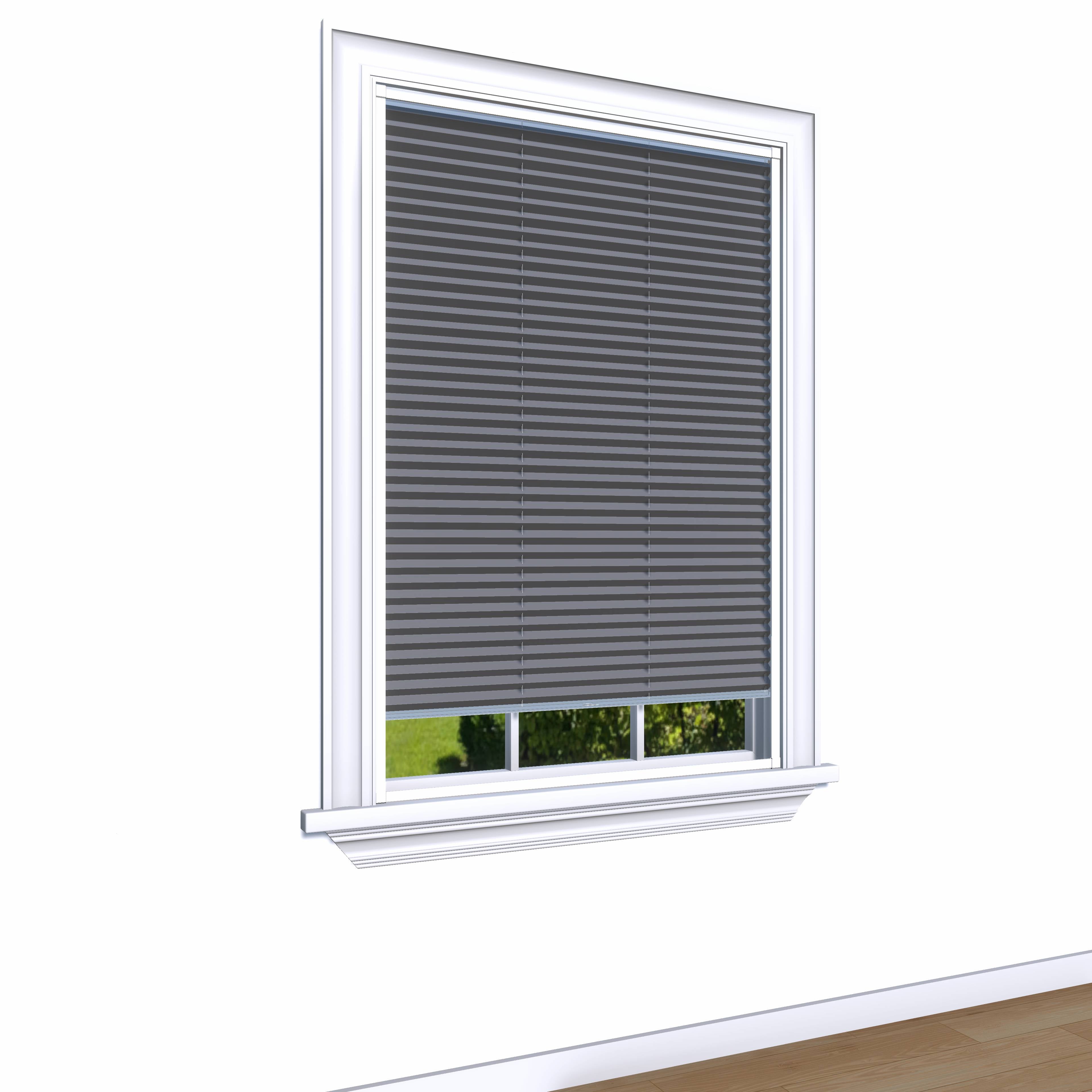 Easy Click Honingraat Plisségordijn lichtdoorlatend - Style zwart