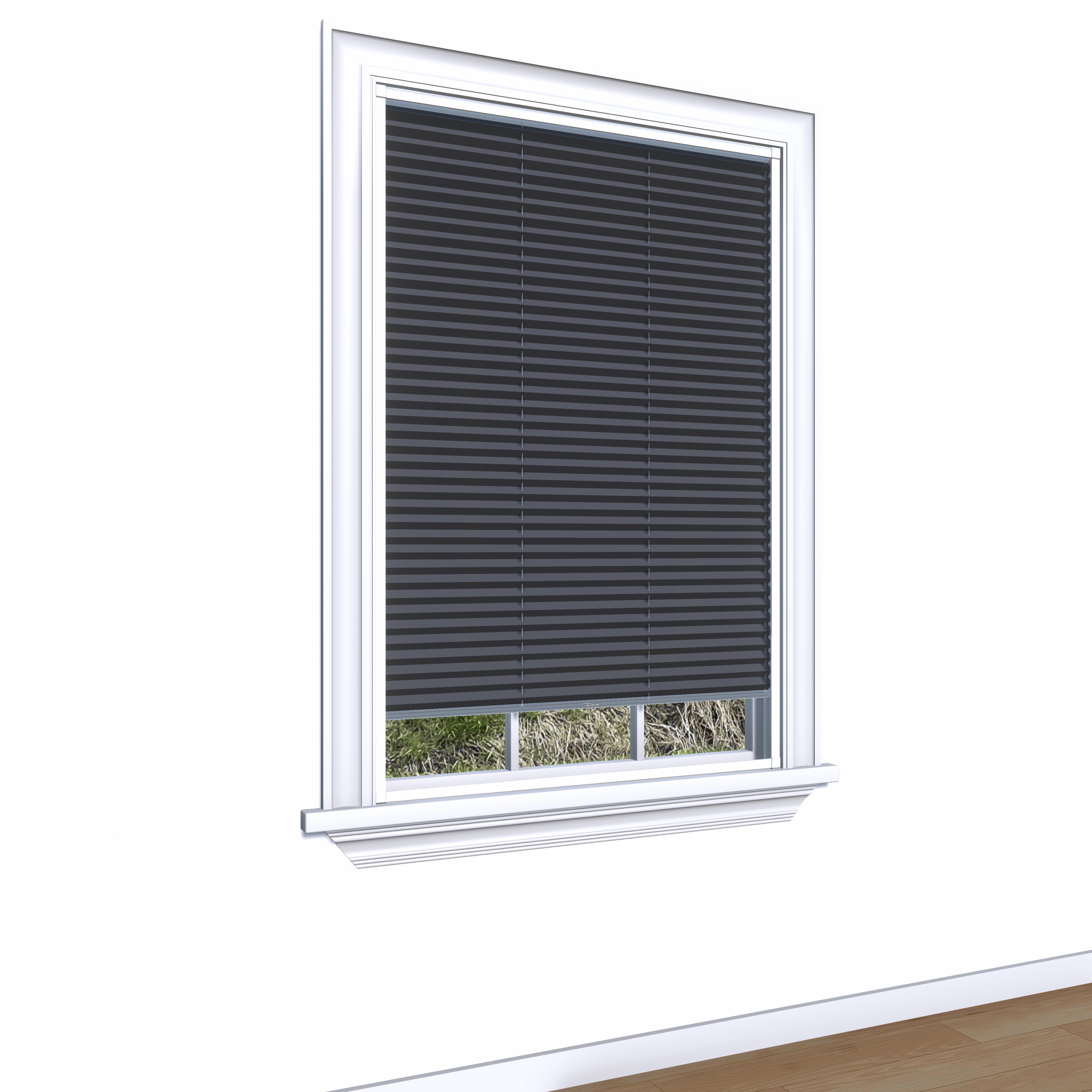 Easy Click Honingraat Plisségordijn verduisterend - Pure antraciet