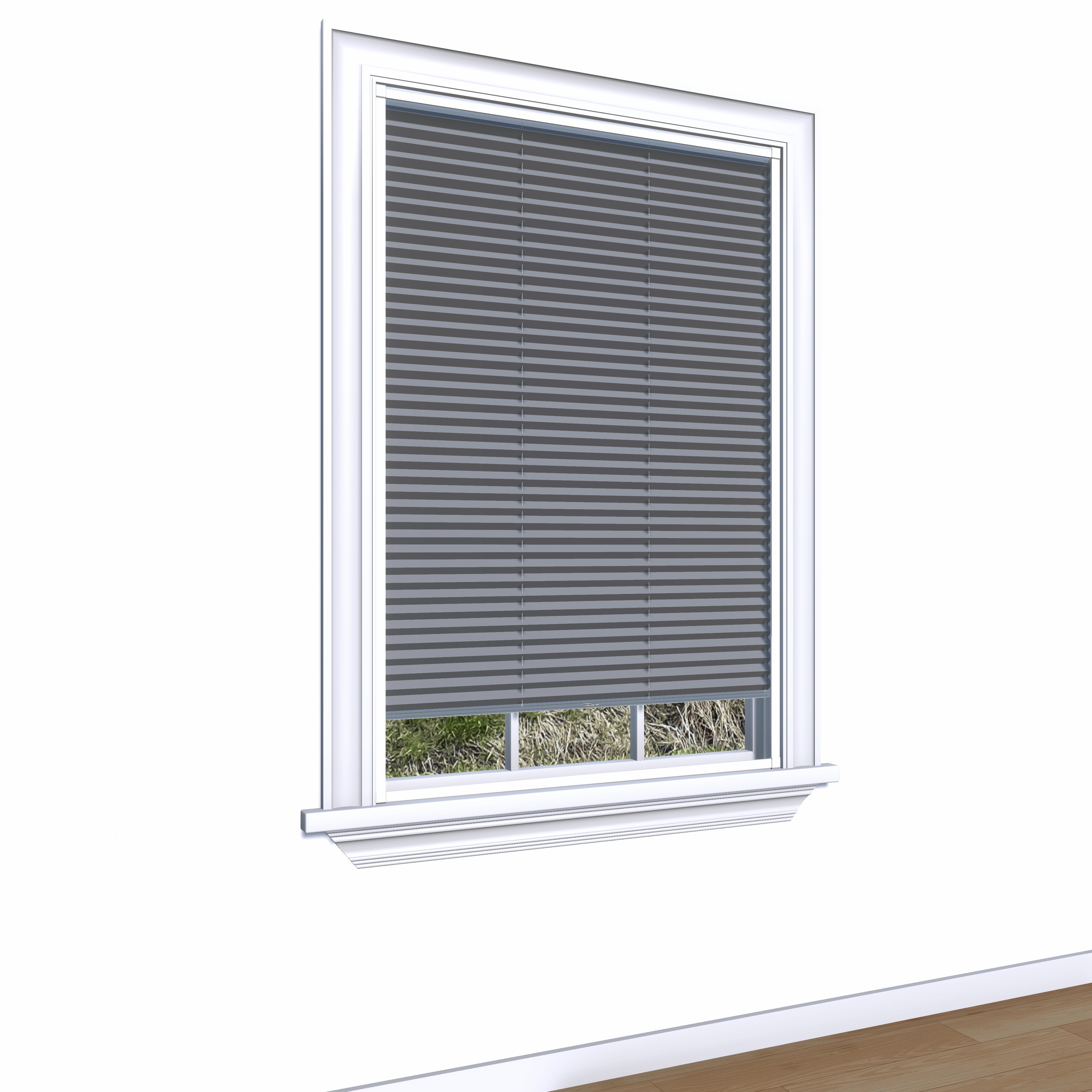 Easy Click Honingraat Plisségordijn verduisterend - Pure grijs