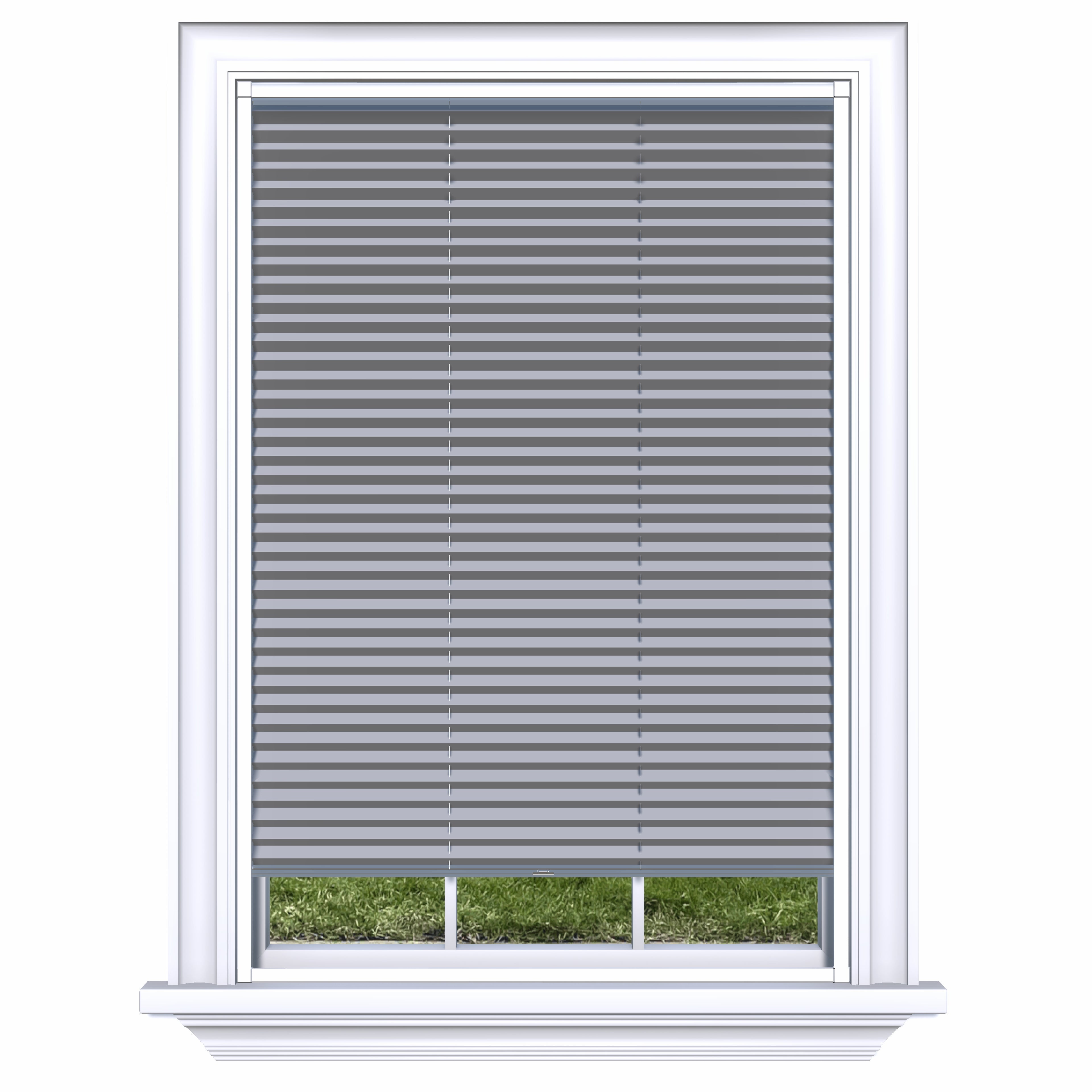 Easy Click Honingraat Plisségordijn verduisterend - Pure lichtgrijs