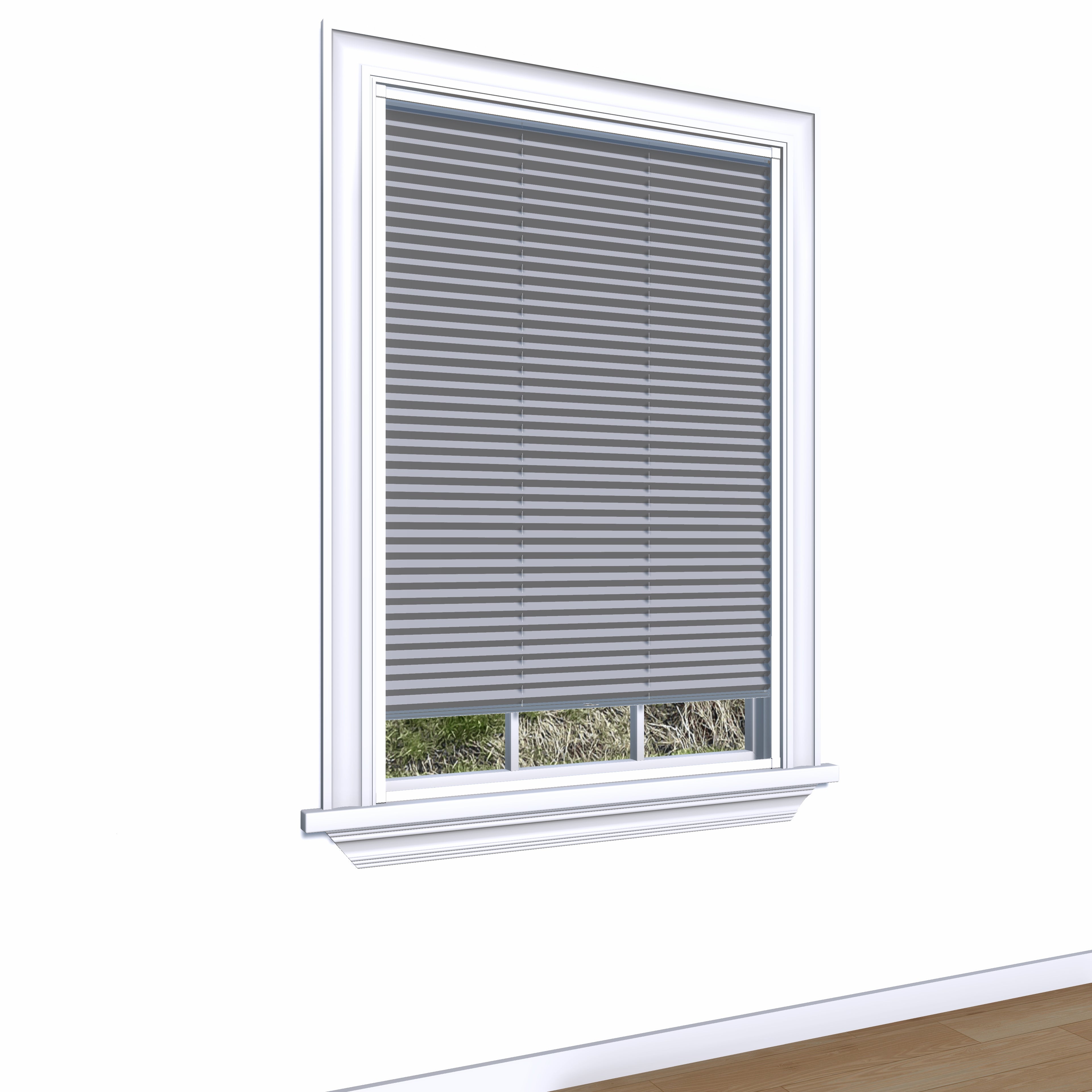 Easy Click Honingraat Plisségordijn verduisterend - Pure lichtgrijs