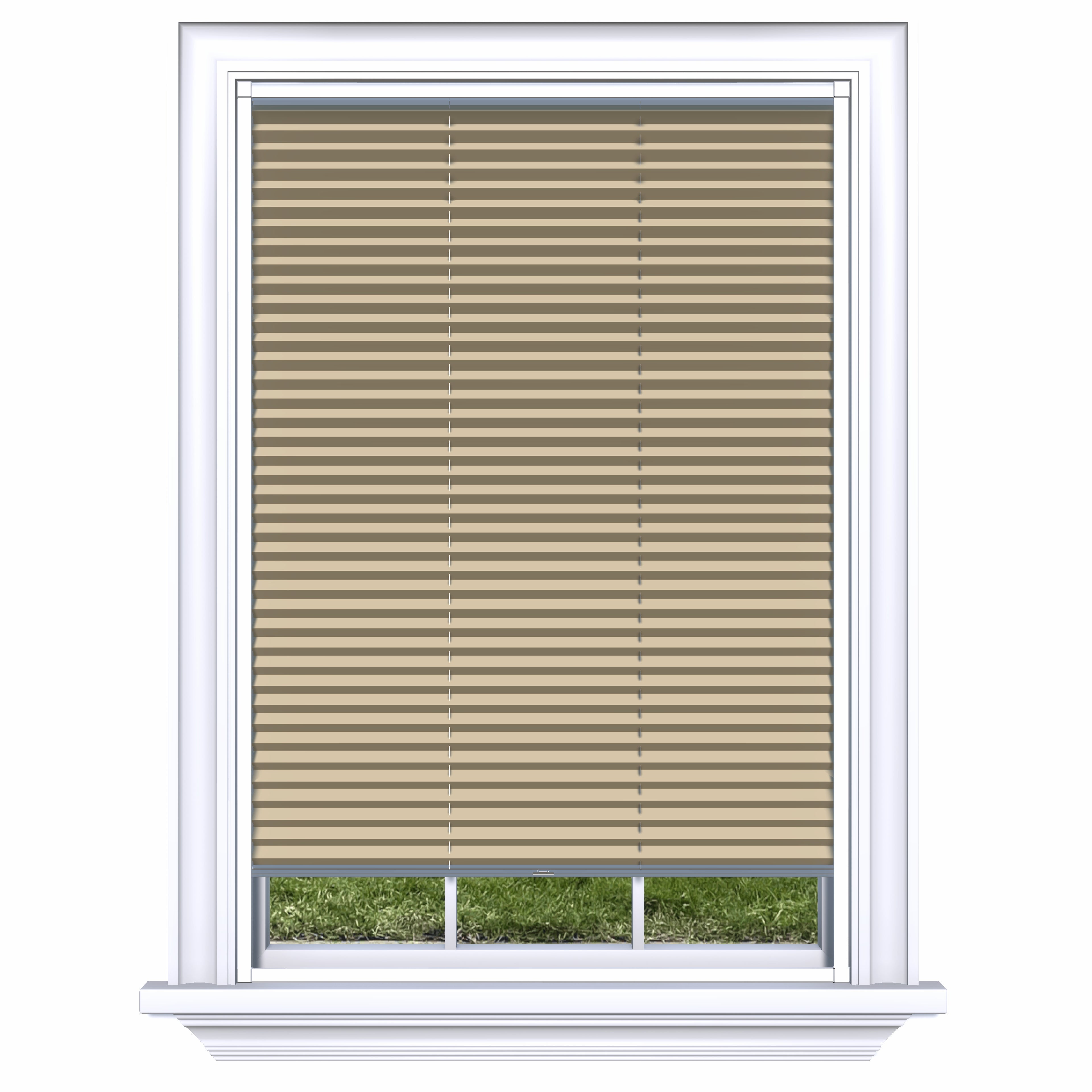 Easy Click Honingraat Plisségordijn verduisterend - Pure crème