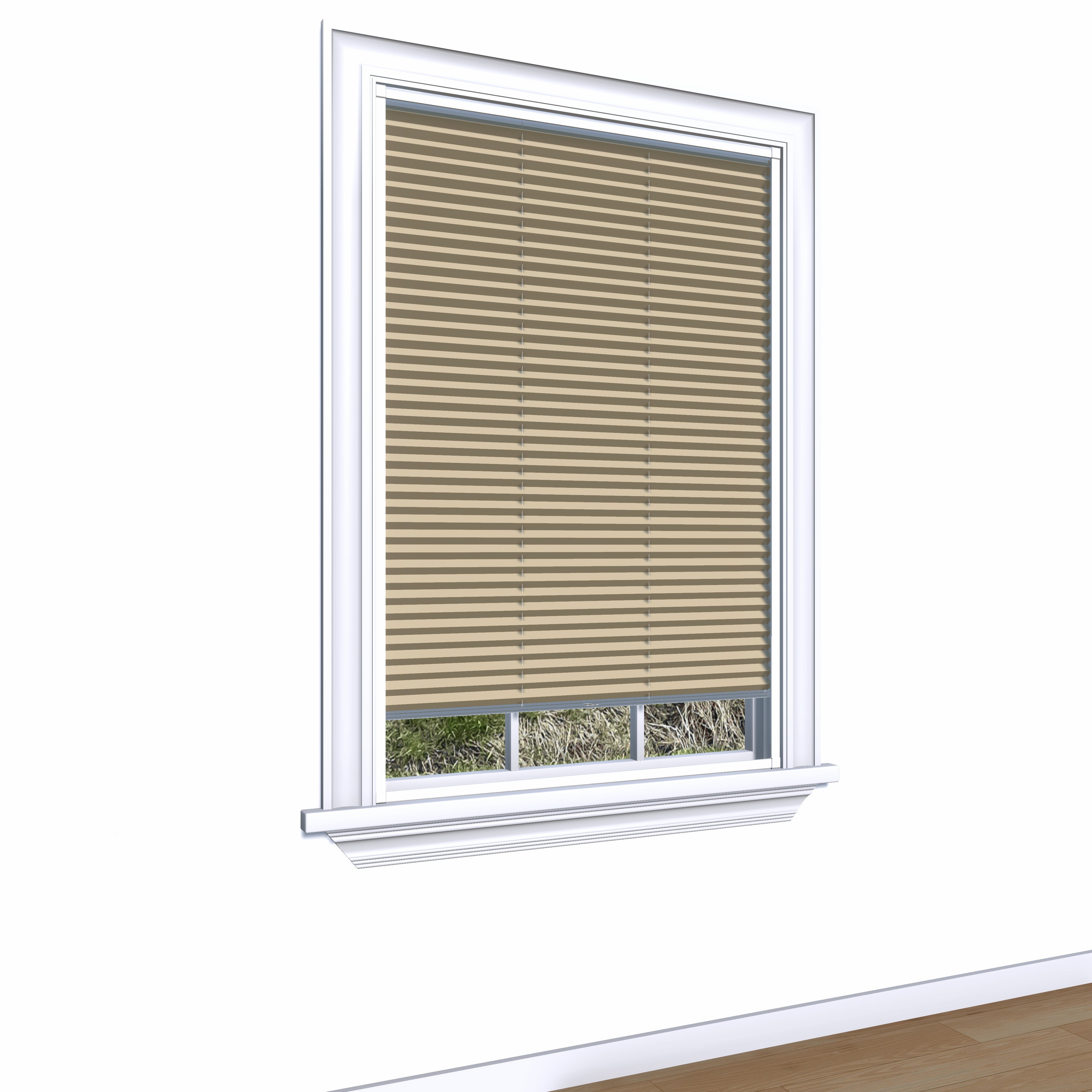 Easy Click Honingraat Plisségordijn verduisterend - Pure crème