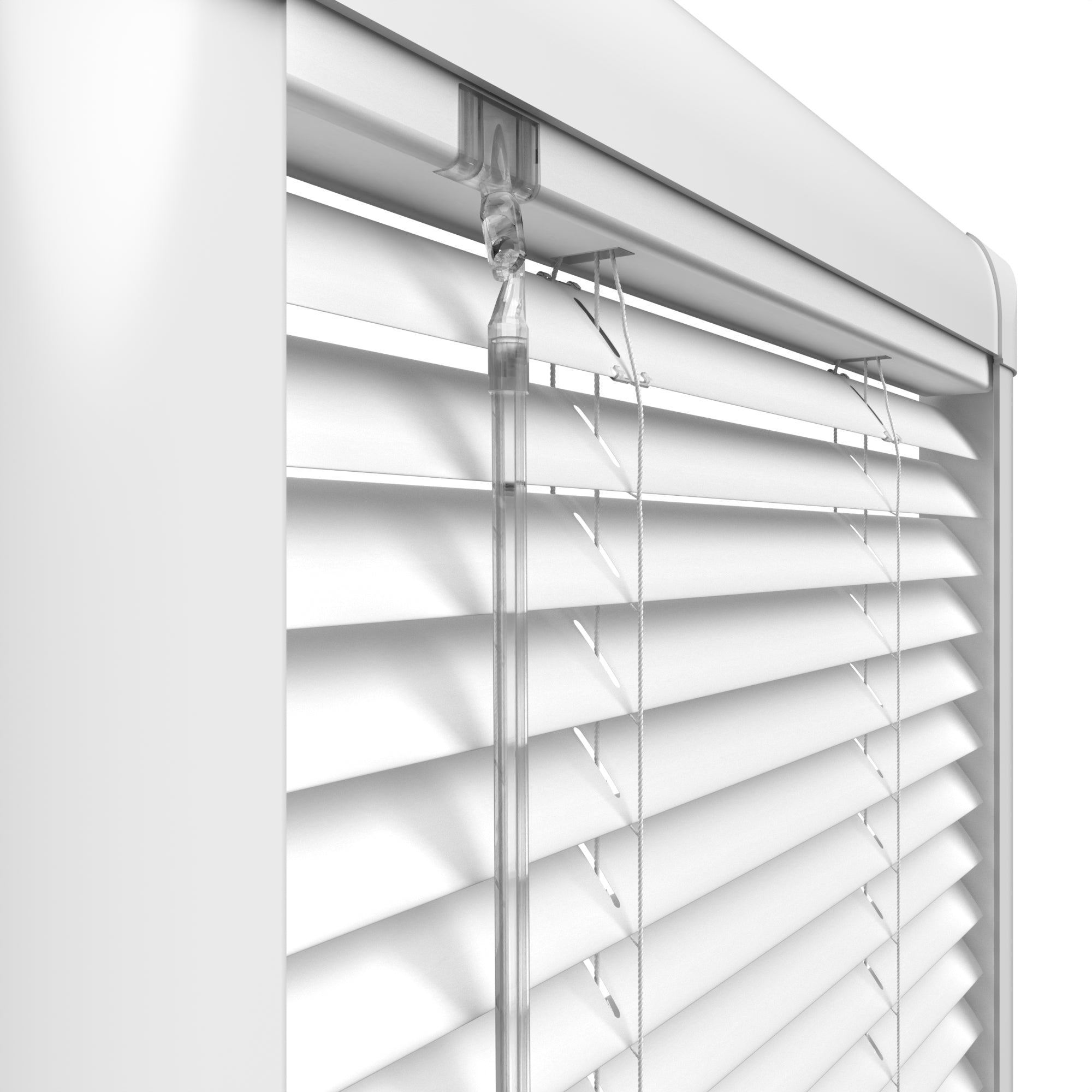 SolAbbey Mat antraciet aluminium jaloezie zonder boren | Snel geleverd