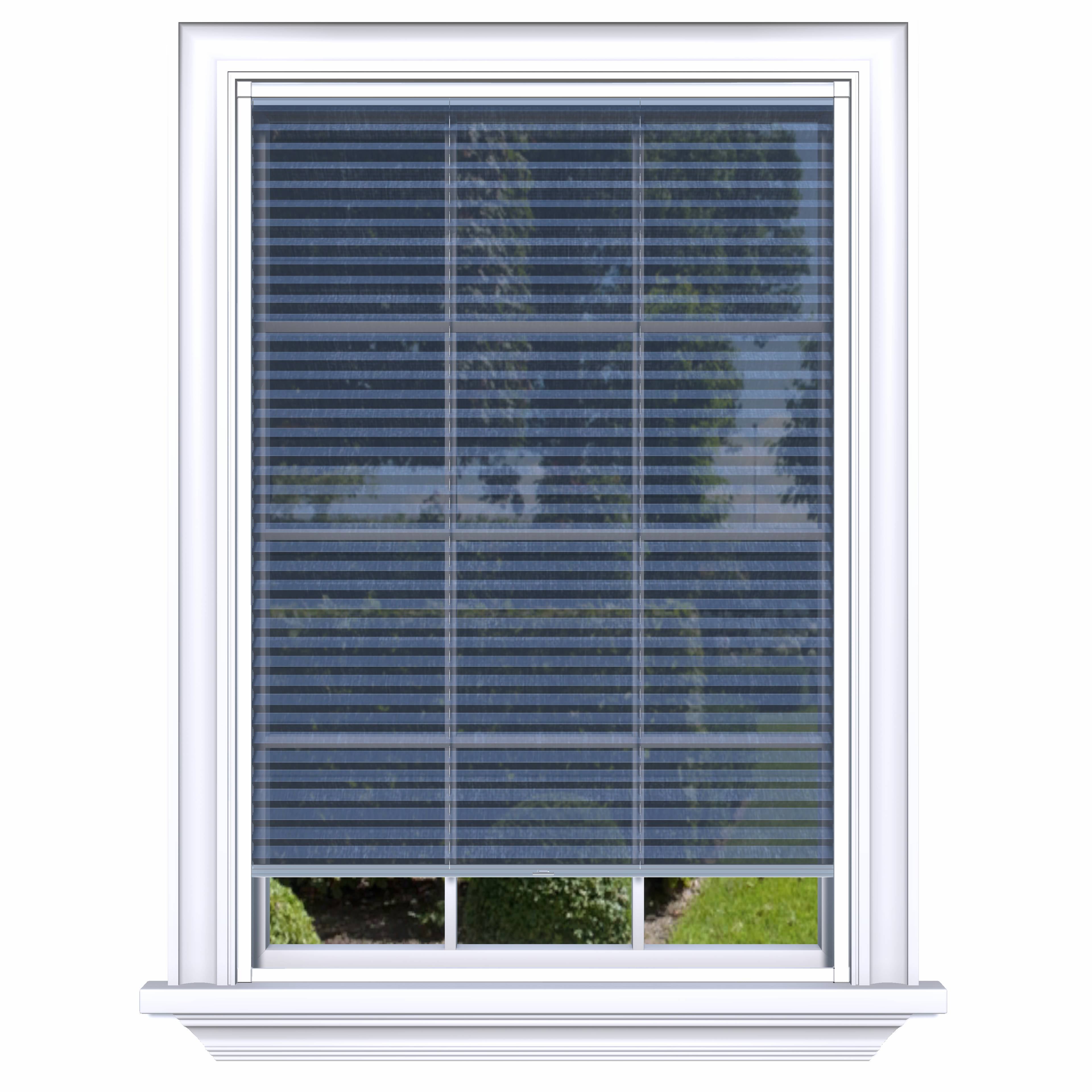 Easy click Honingraat Plisségordijn lichtdoorlatend - Pure blauw